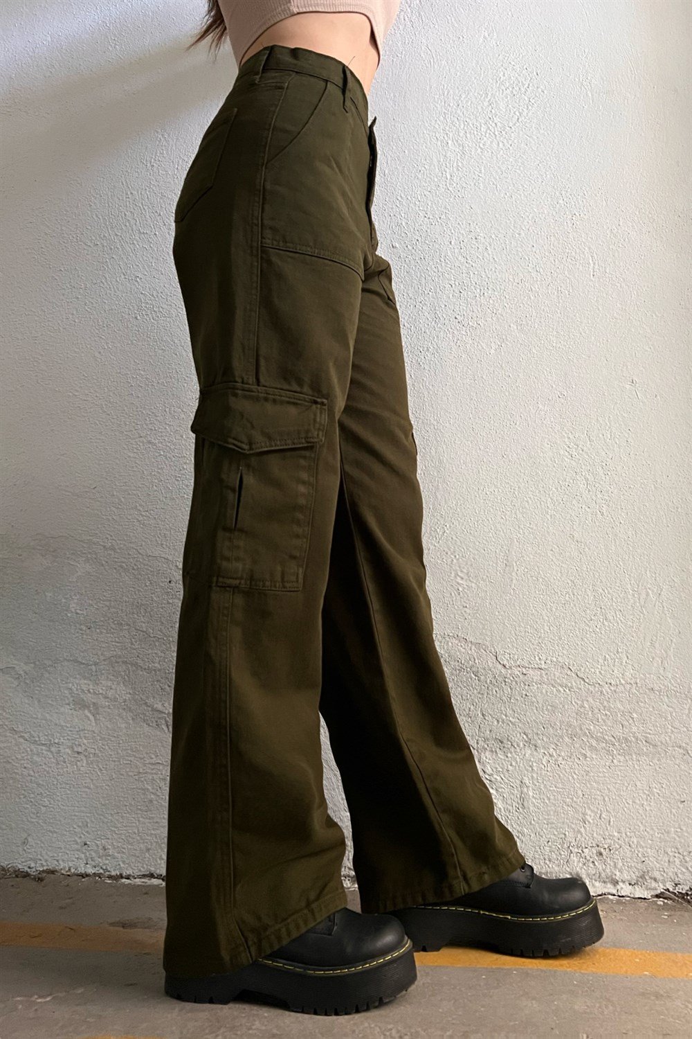 Haki Kargo Cep Pantolon