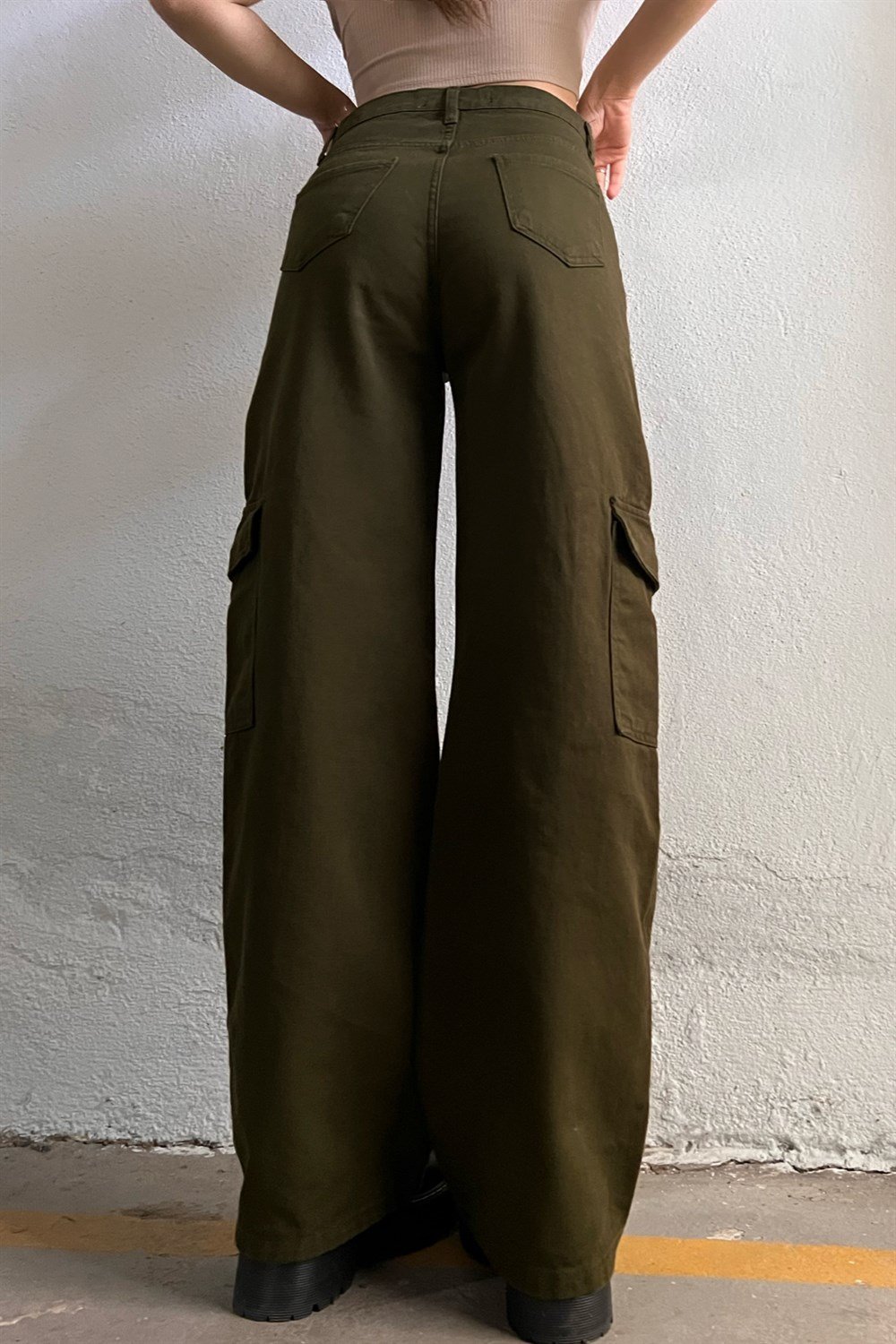 Haki Kargo Cep Pantolon