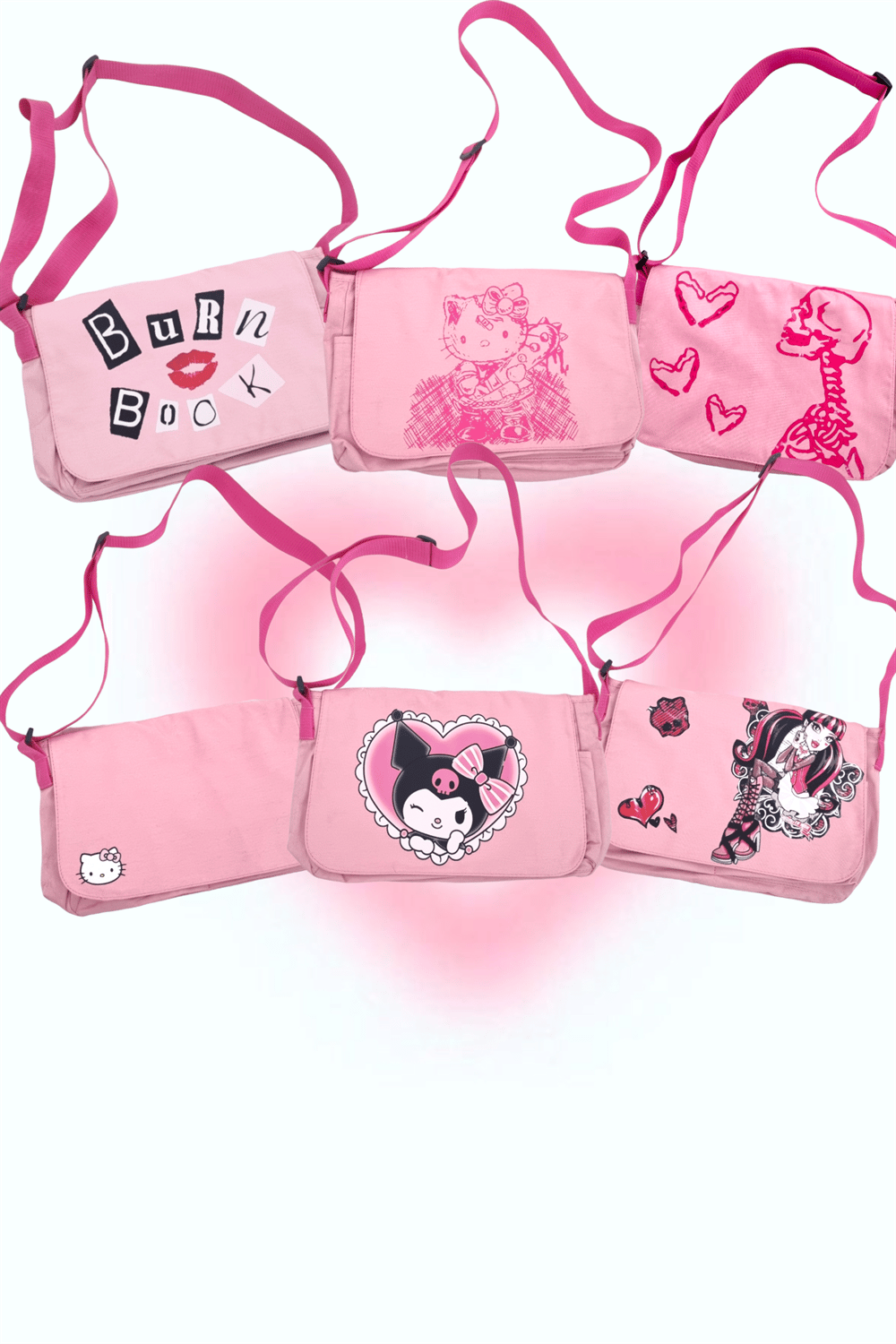 Heart Skeleton Postacı Çantası