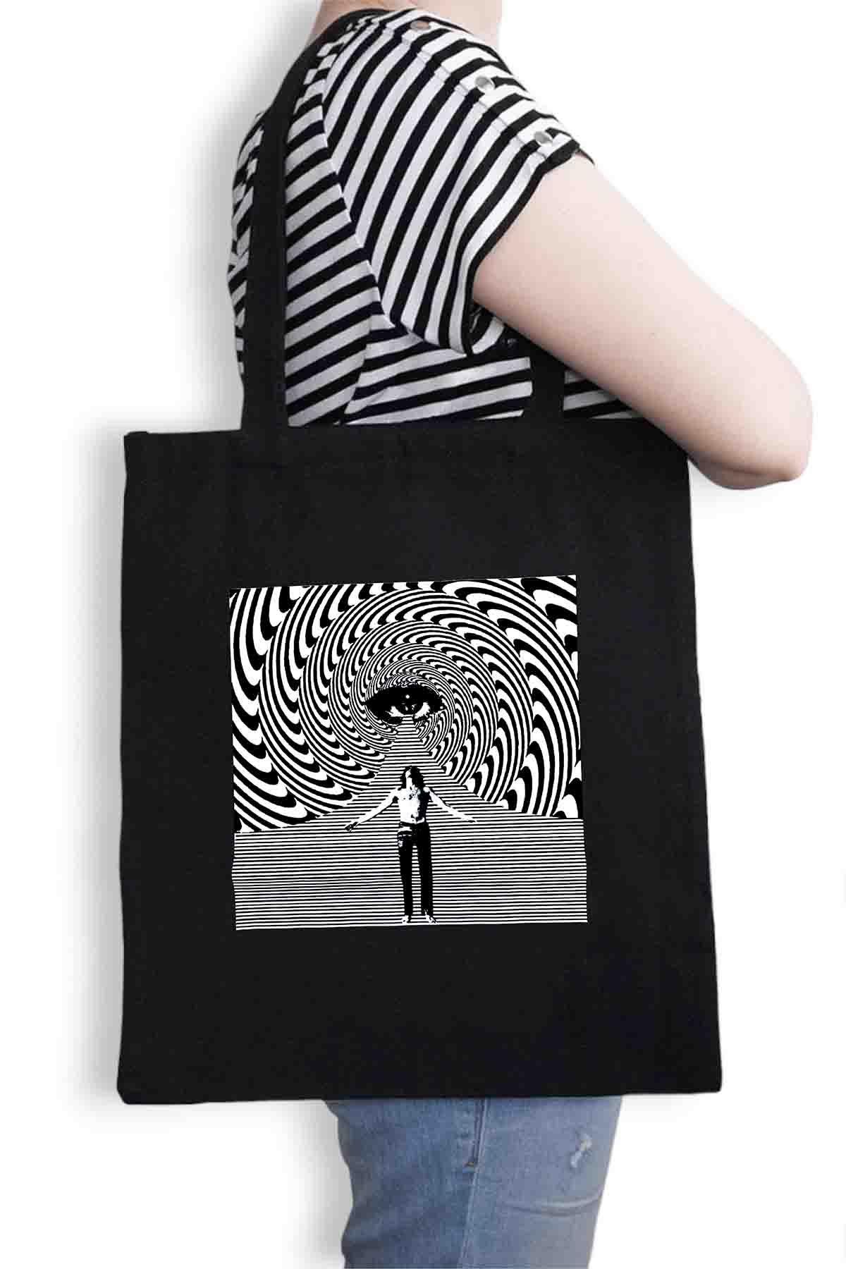 Hypnosis Siyah Bez Çanta