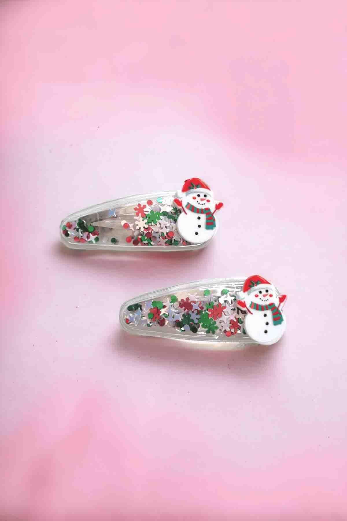 Kardan Adam Parlak Çıtçıt Toka