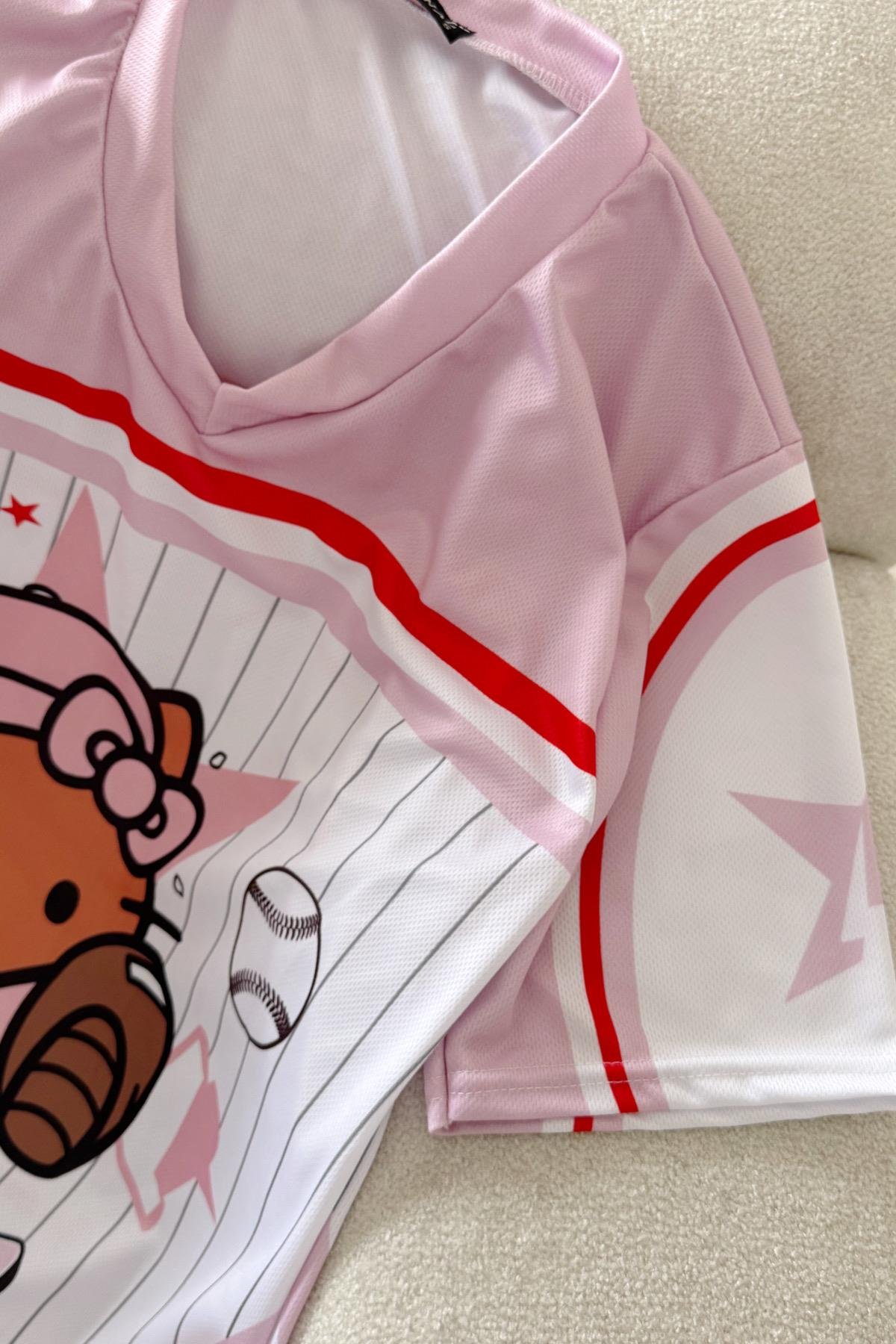 Kitty Baseball Oversize T-shirt