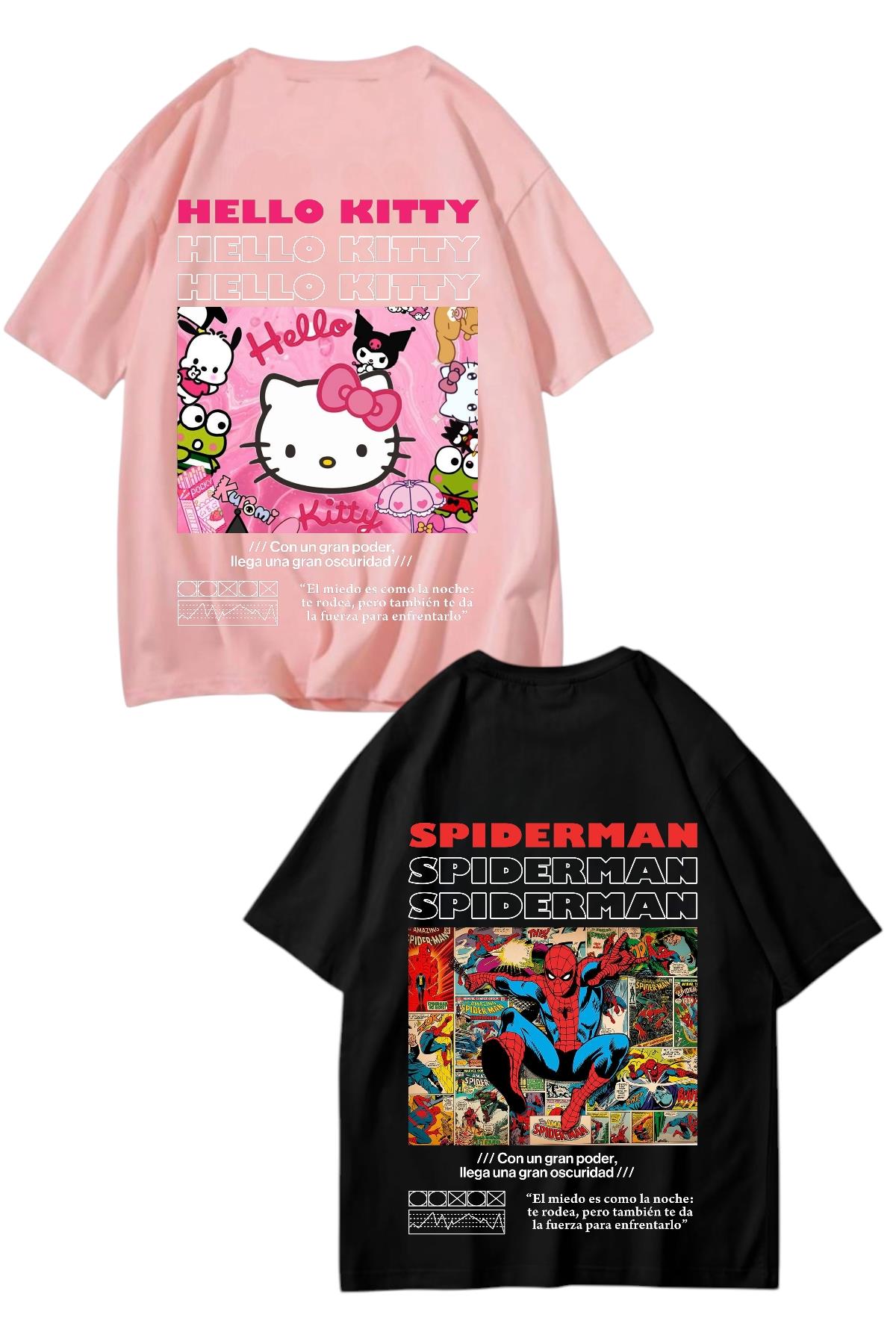 Kitty Design Oversize T-shirt