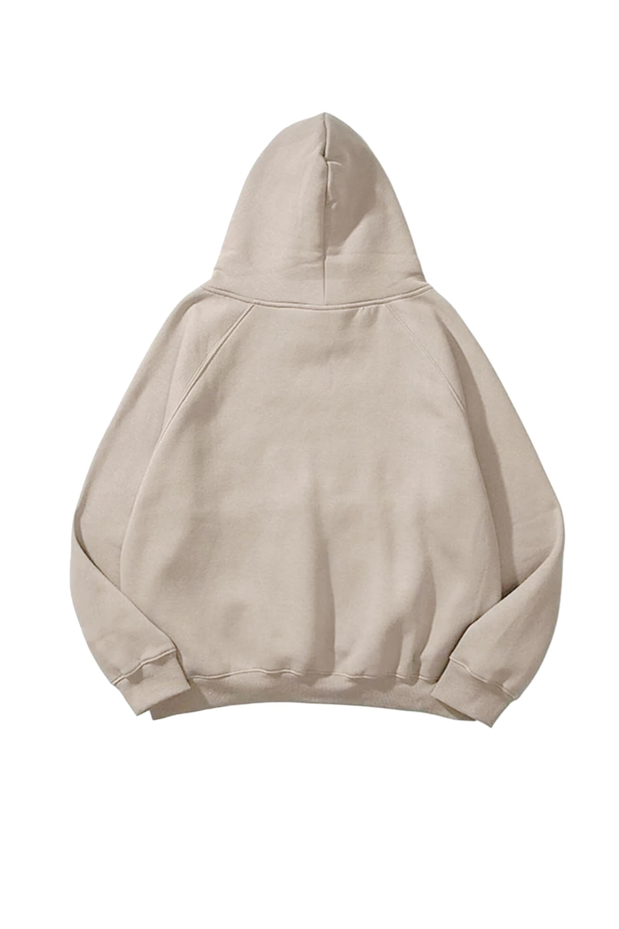 Krem 3 İplik Oversive Sweatshirt