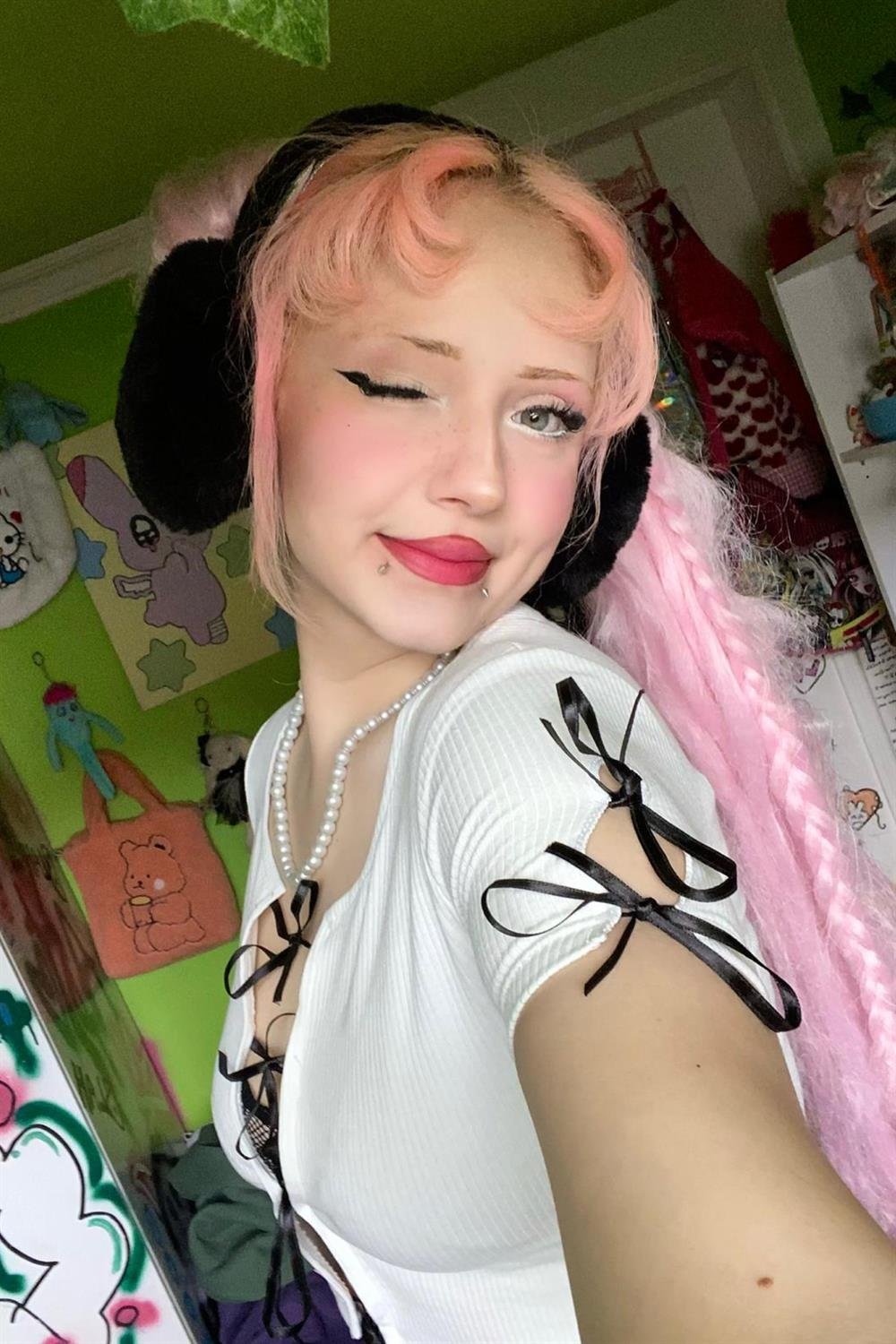 Kurdele Bağlamalı Bluz