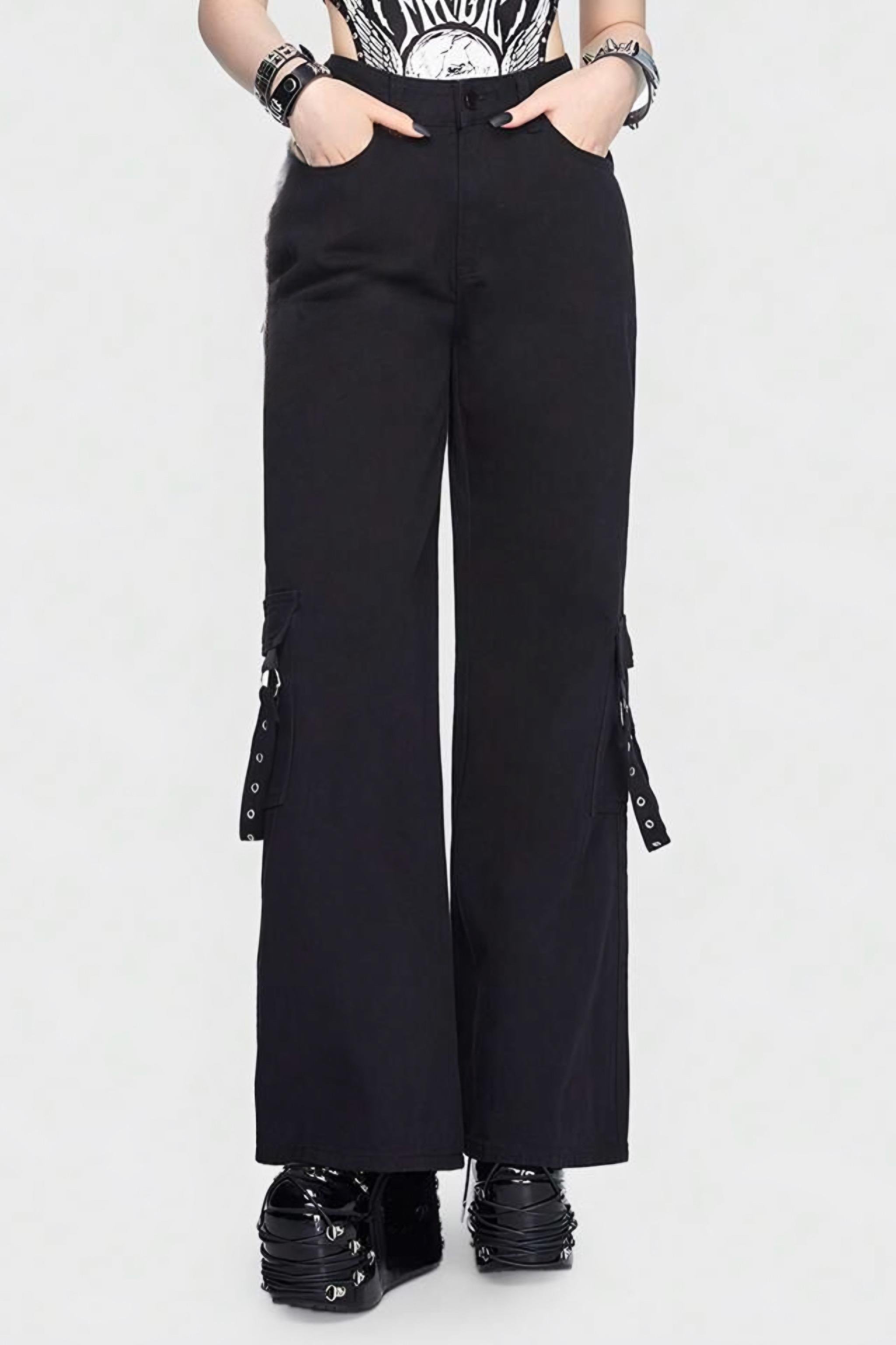 Kuşgözü İp Detaylı Kargo Cep Pantolon