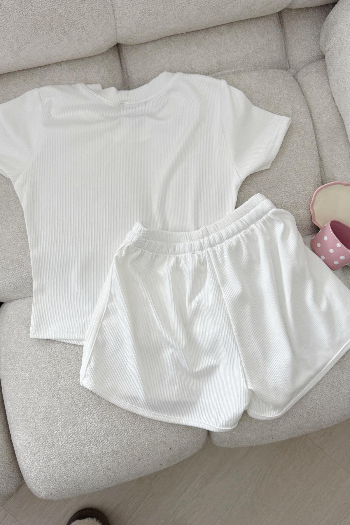 Lace Detail Kitty İkili Takım