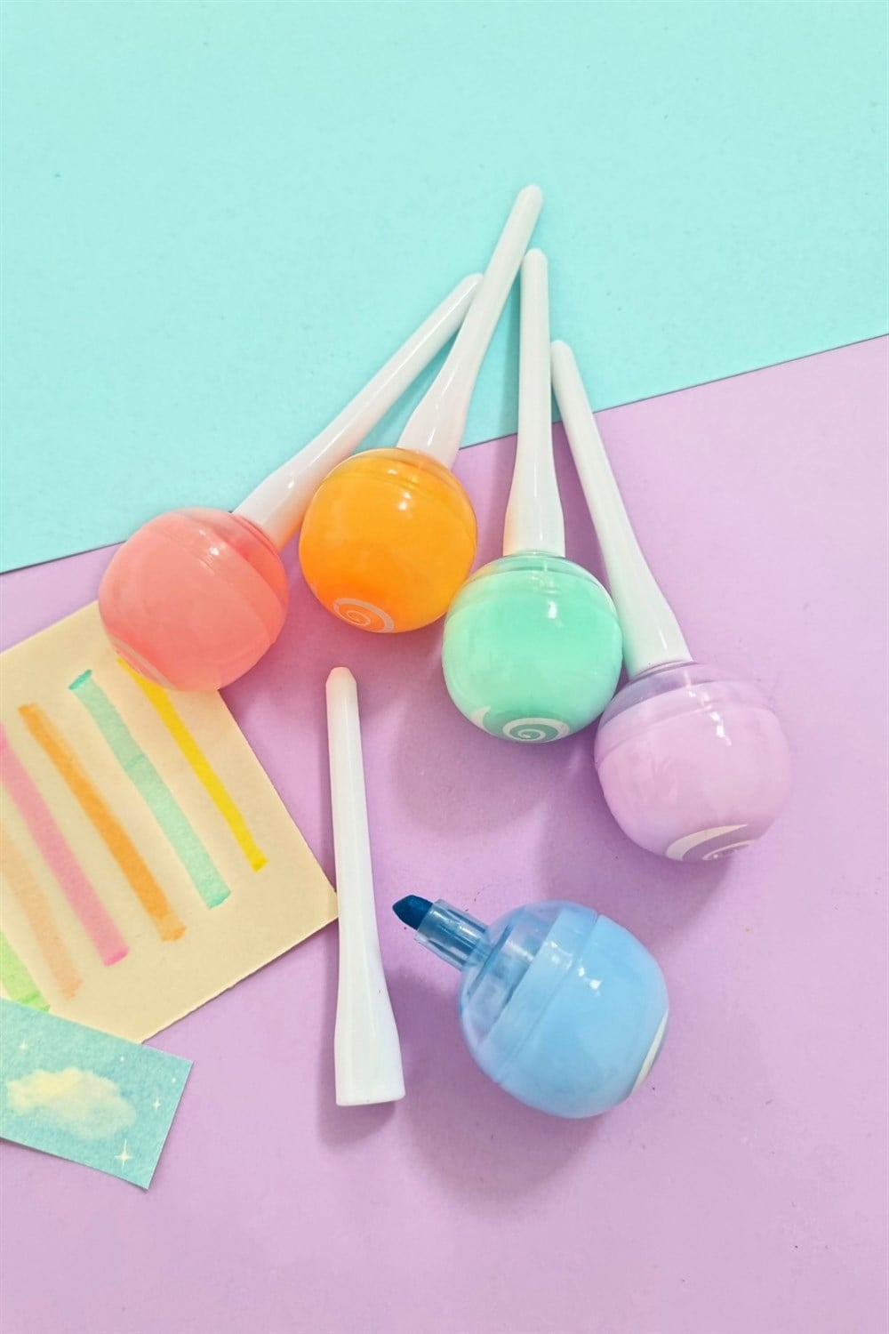Lolipop 6'lı Fosforlu Kalem Seti