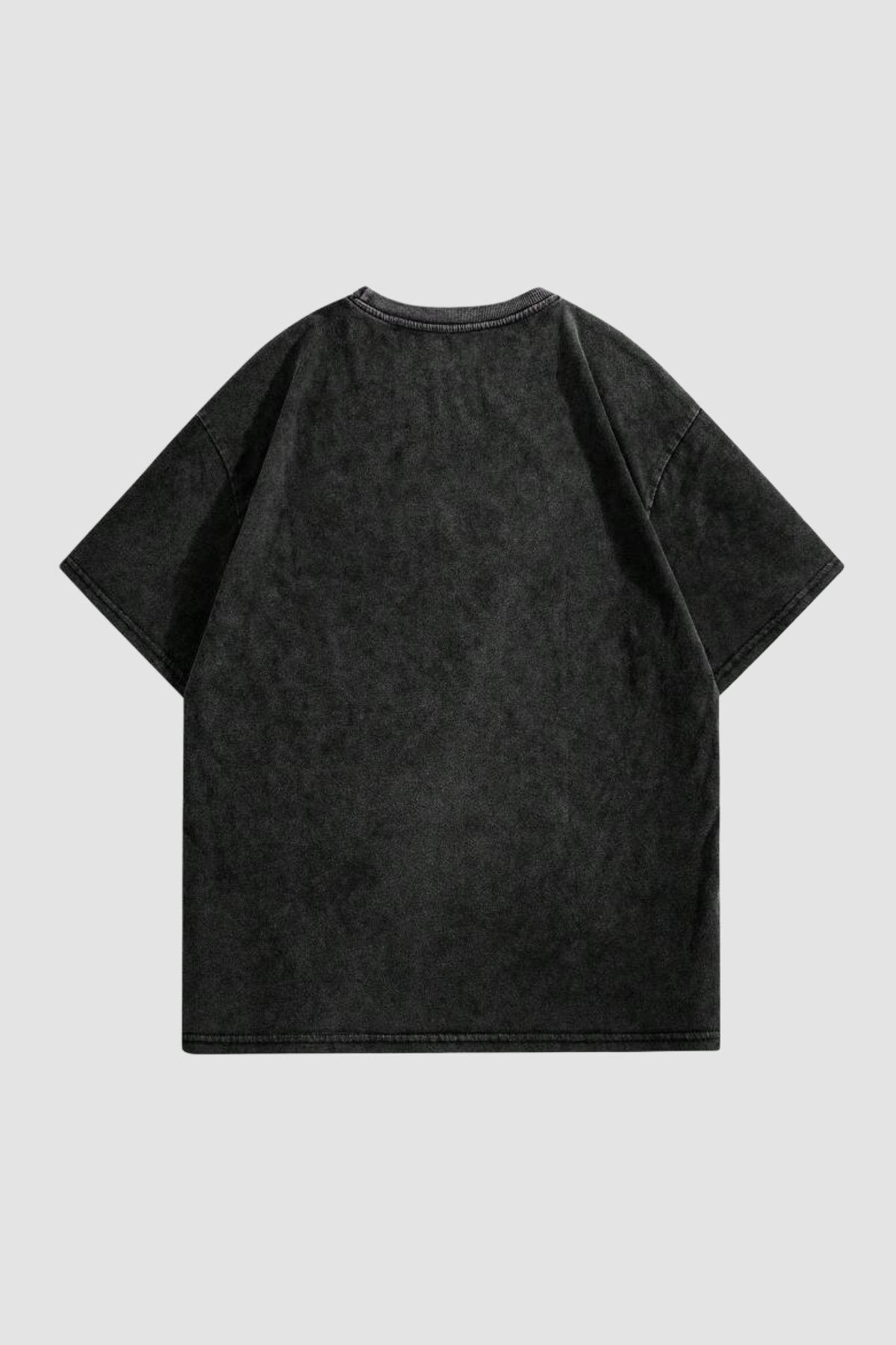 Moment Yıkamalı Oversize T-shirt