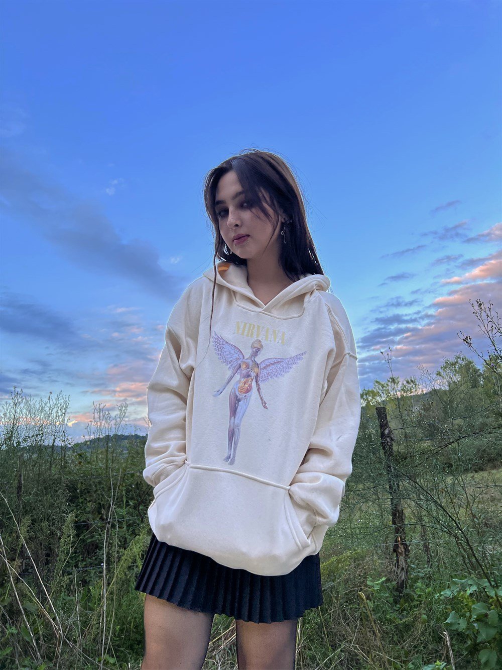 Nirvana Angel Oversize Sweatshirt