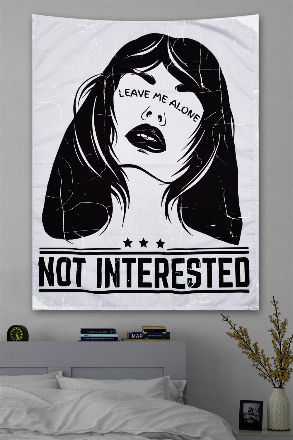 Not İnterested Duvar Halısı