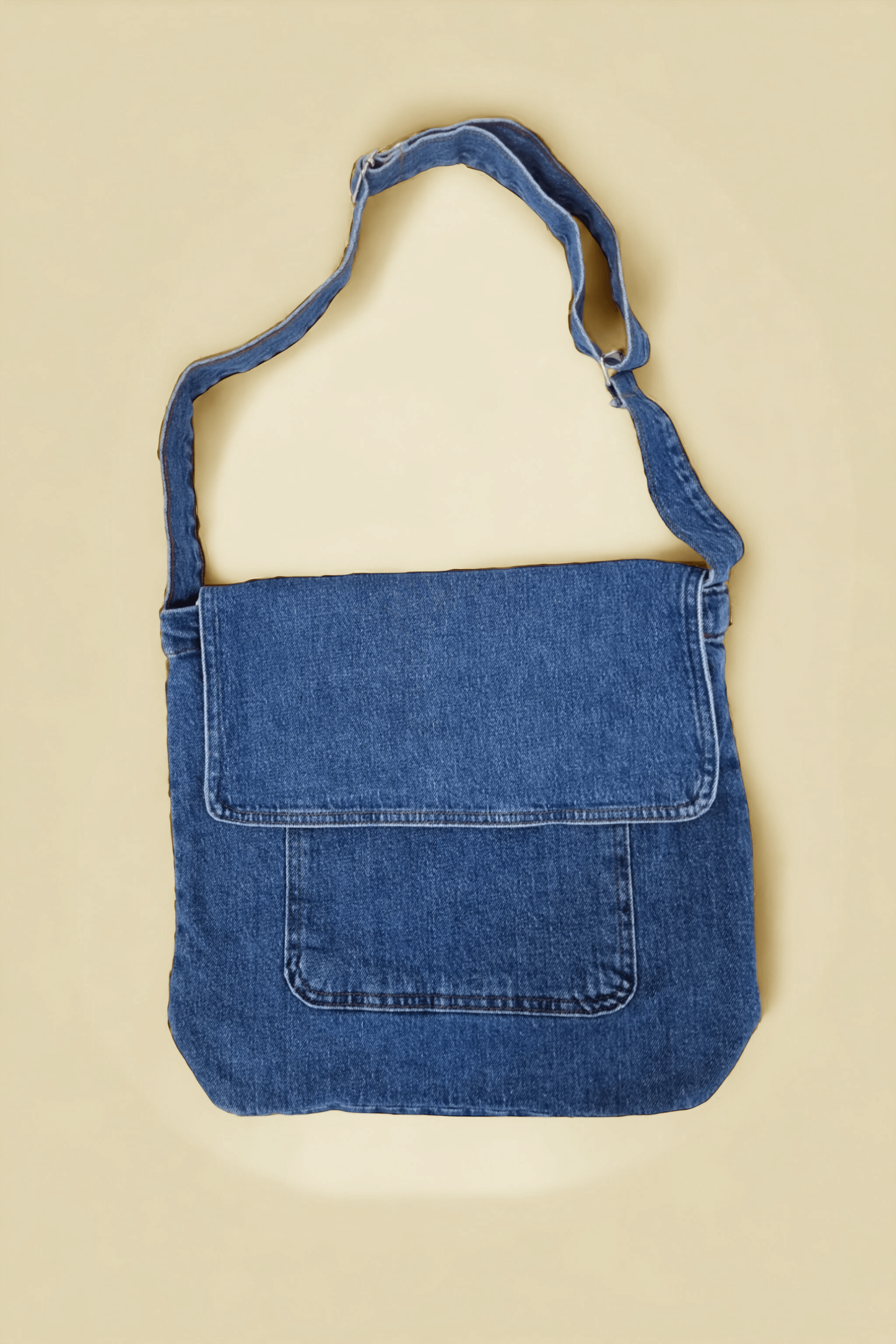 Postacı Denim Çanta