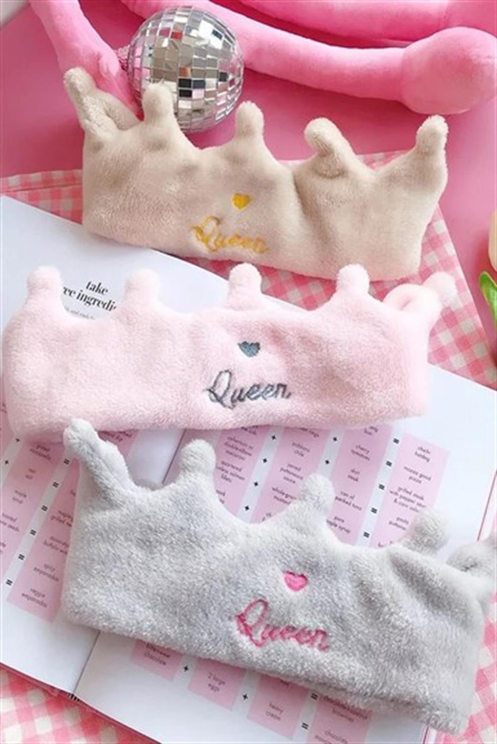Queen Peluş Saç Bandı Renkleri