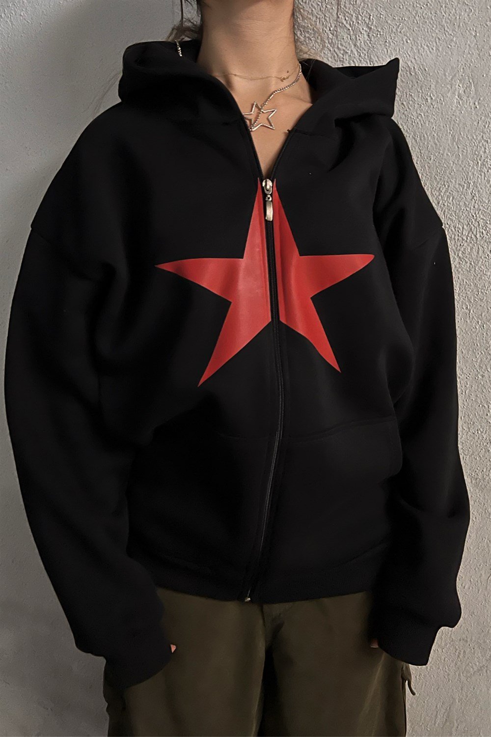 Red Star 3 iplik Oversize Hırka