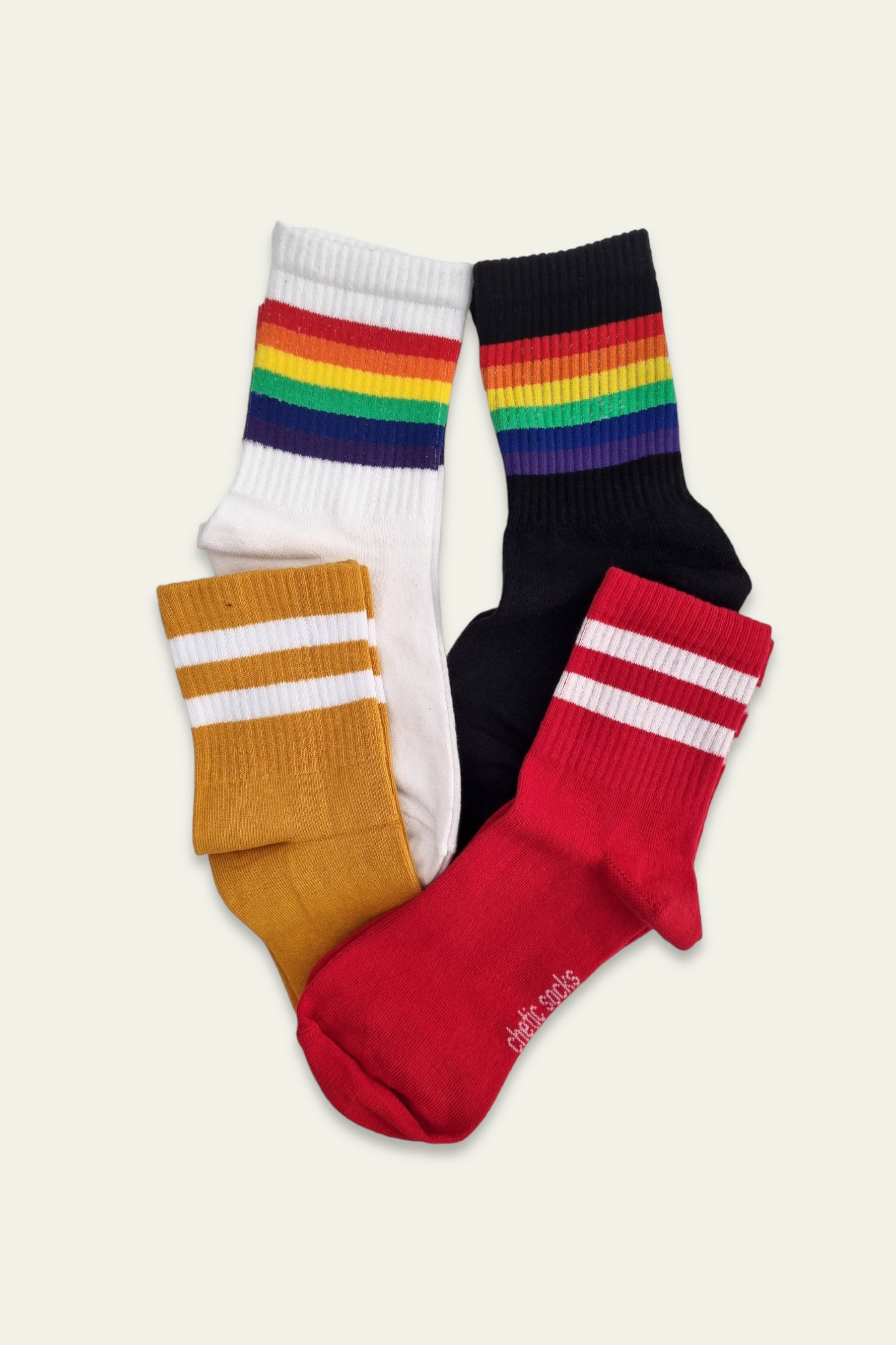 Striped Short Socks Colors