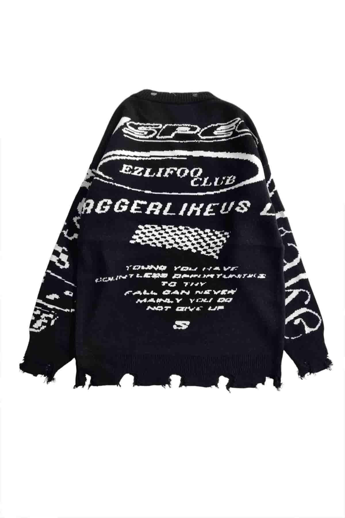 Black Dopedeef 90 Knitwear Sweater