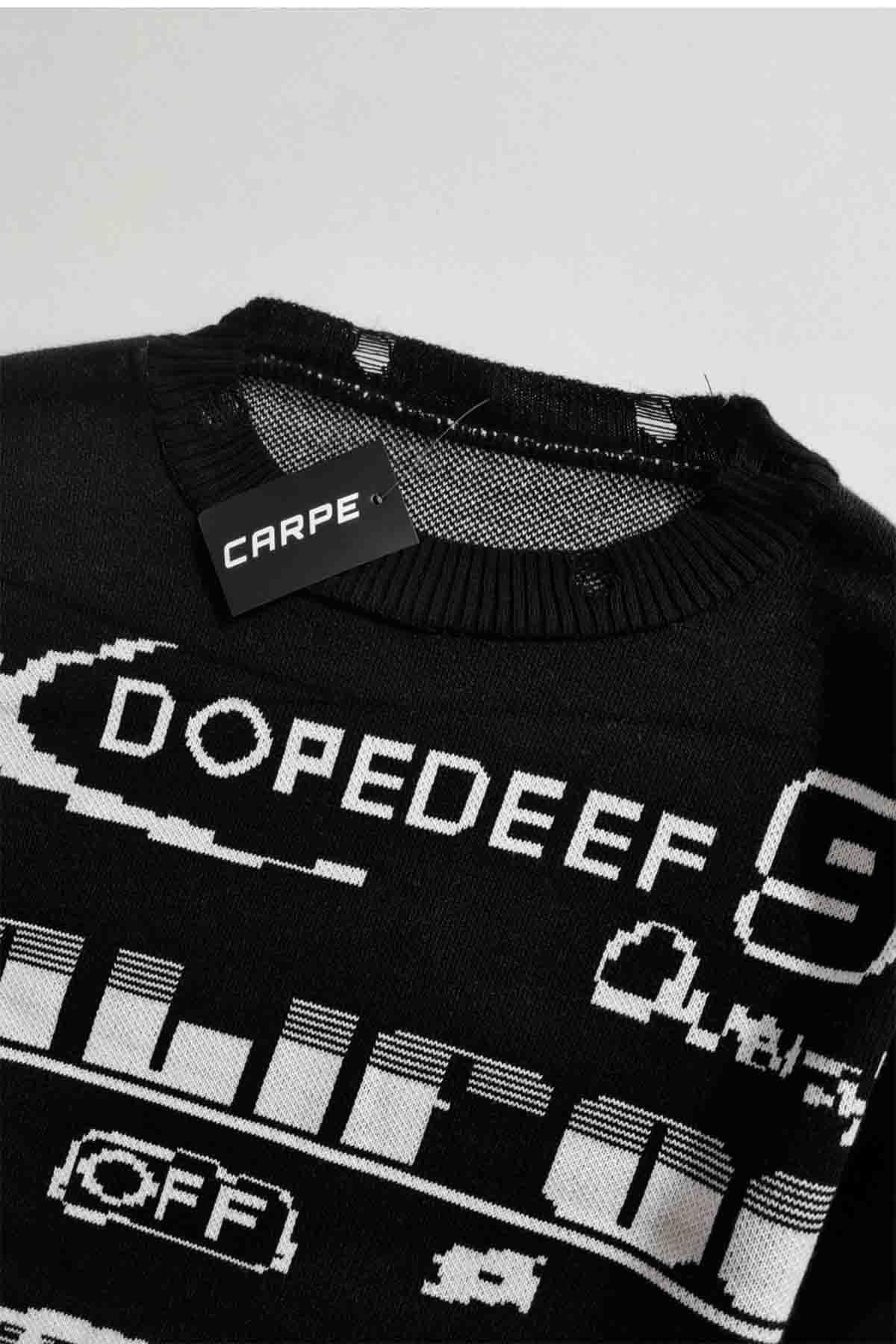 Black Dopedeef 90 Knitwear Sweater