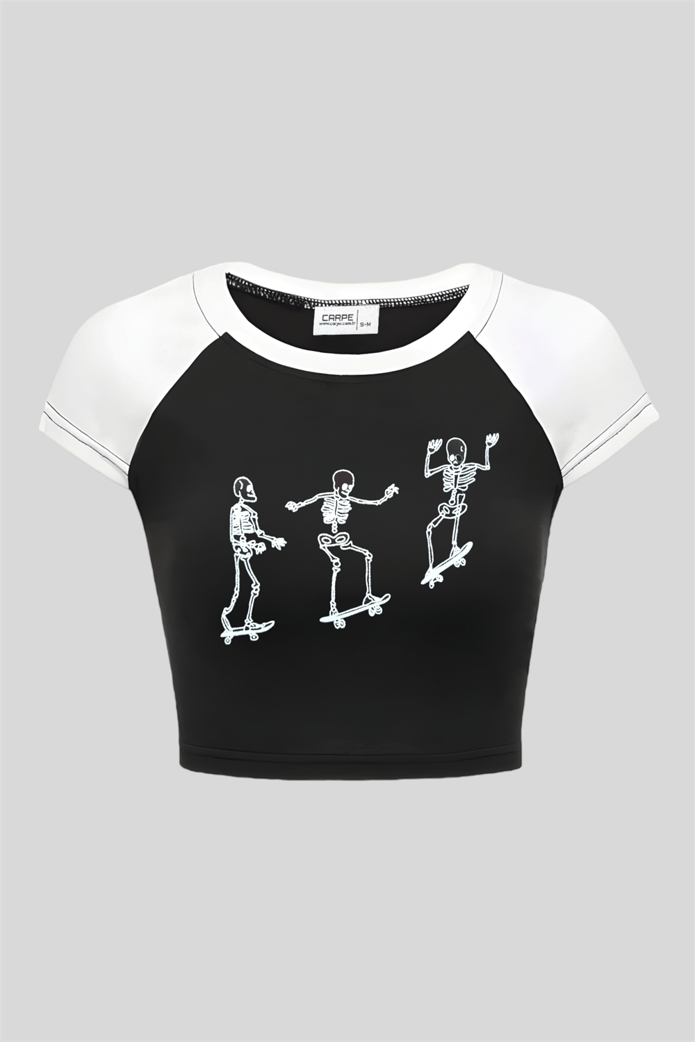 Skateboarder Skeletons Crop