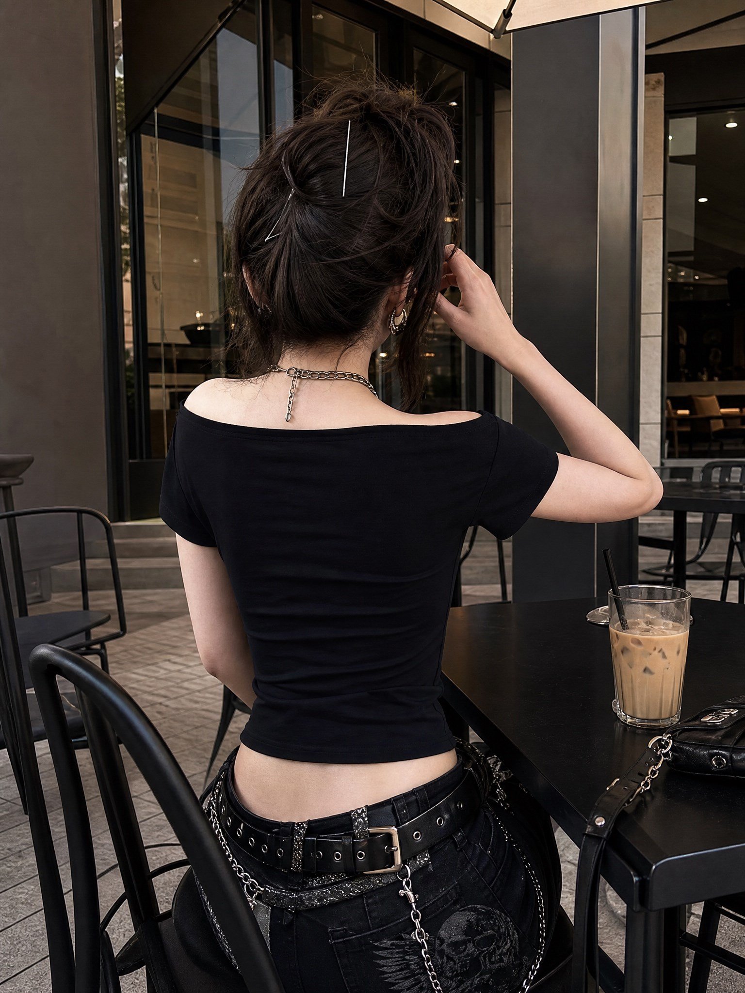 Skulls Letter Love Body Cyber Grunge Gothic Y2K