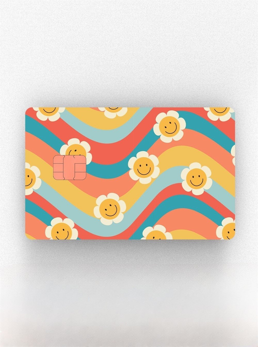 Smile Daisy Kart Kaplama Sticker
