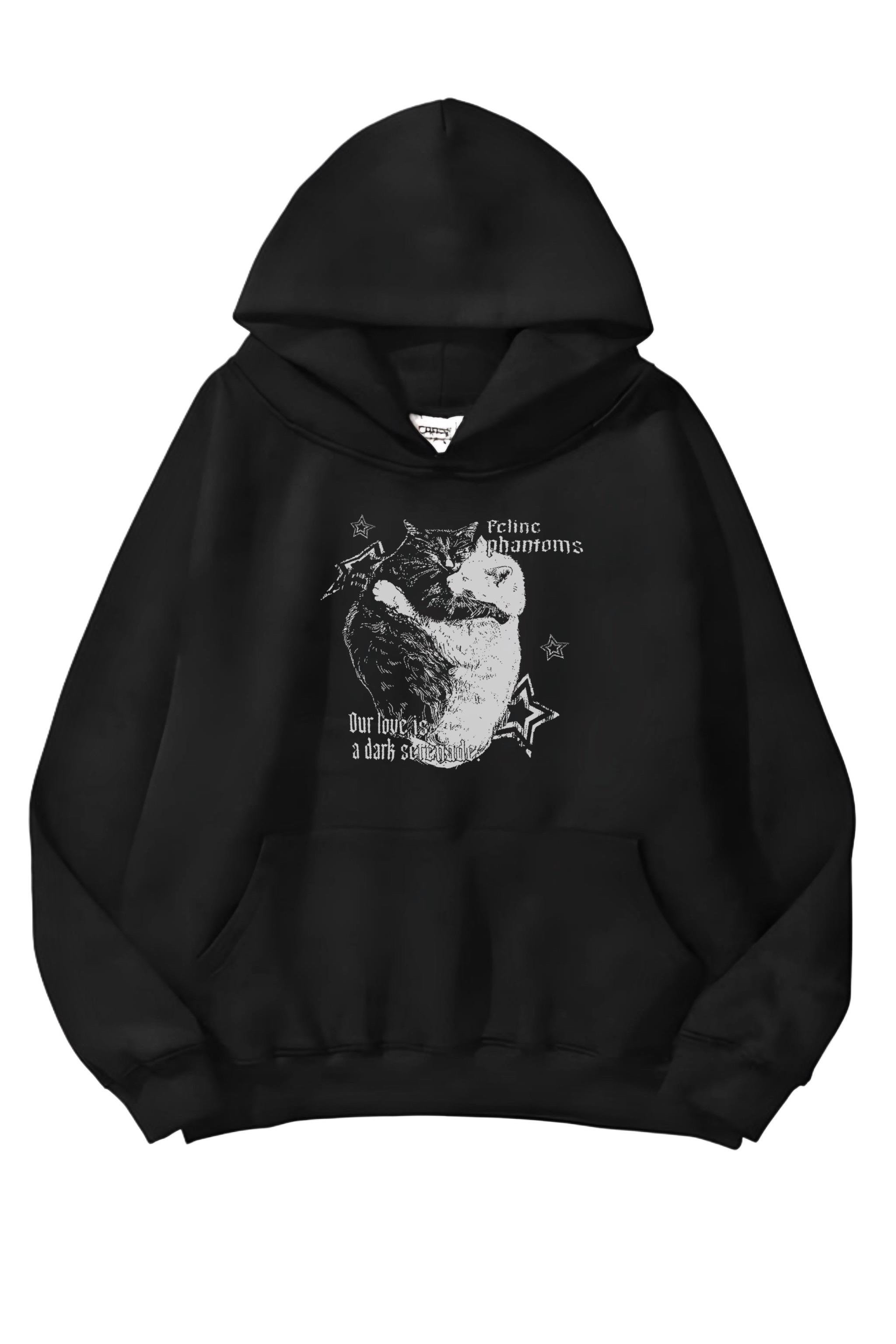 Star Cats 3 iplik Oversize Sweatshirt