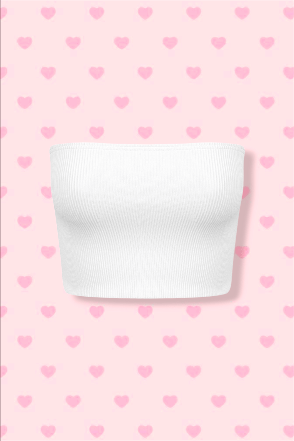 Straplez Fitilli Beyaz Bluz