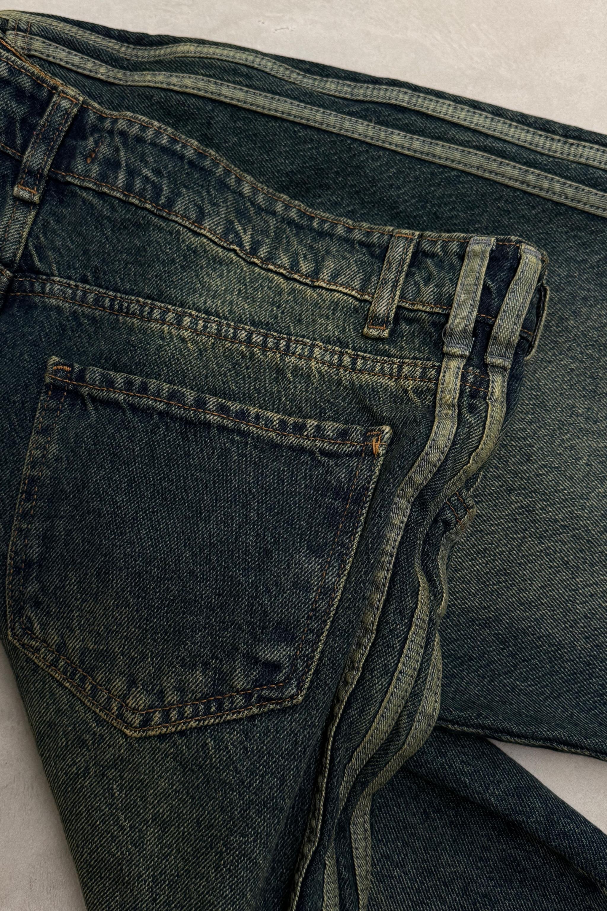 Strip Detail Sraight Fit Pantolon