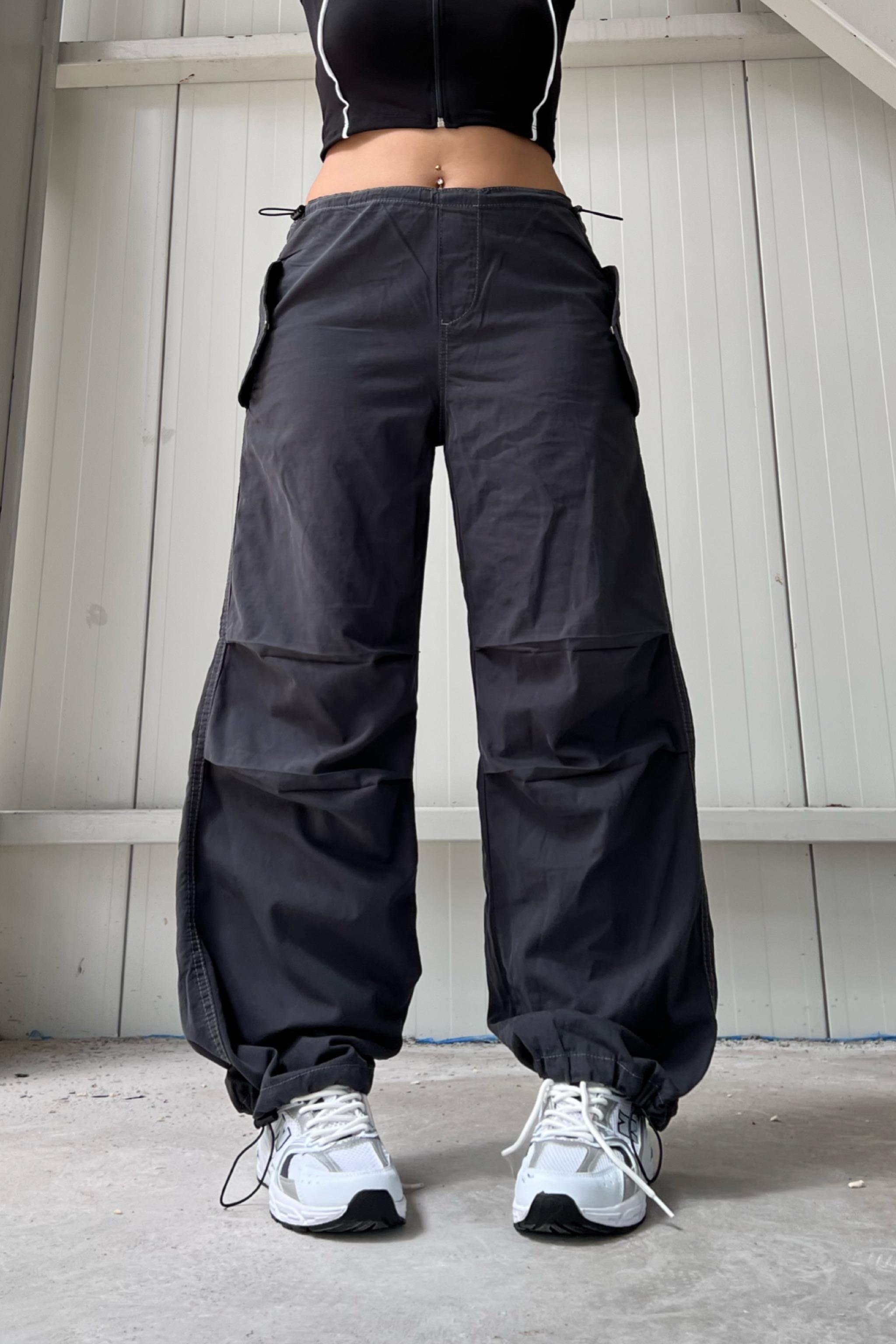 Studs Detail Black Tactical  Pantolon