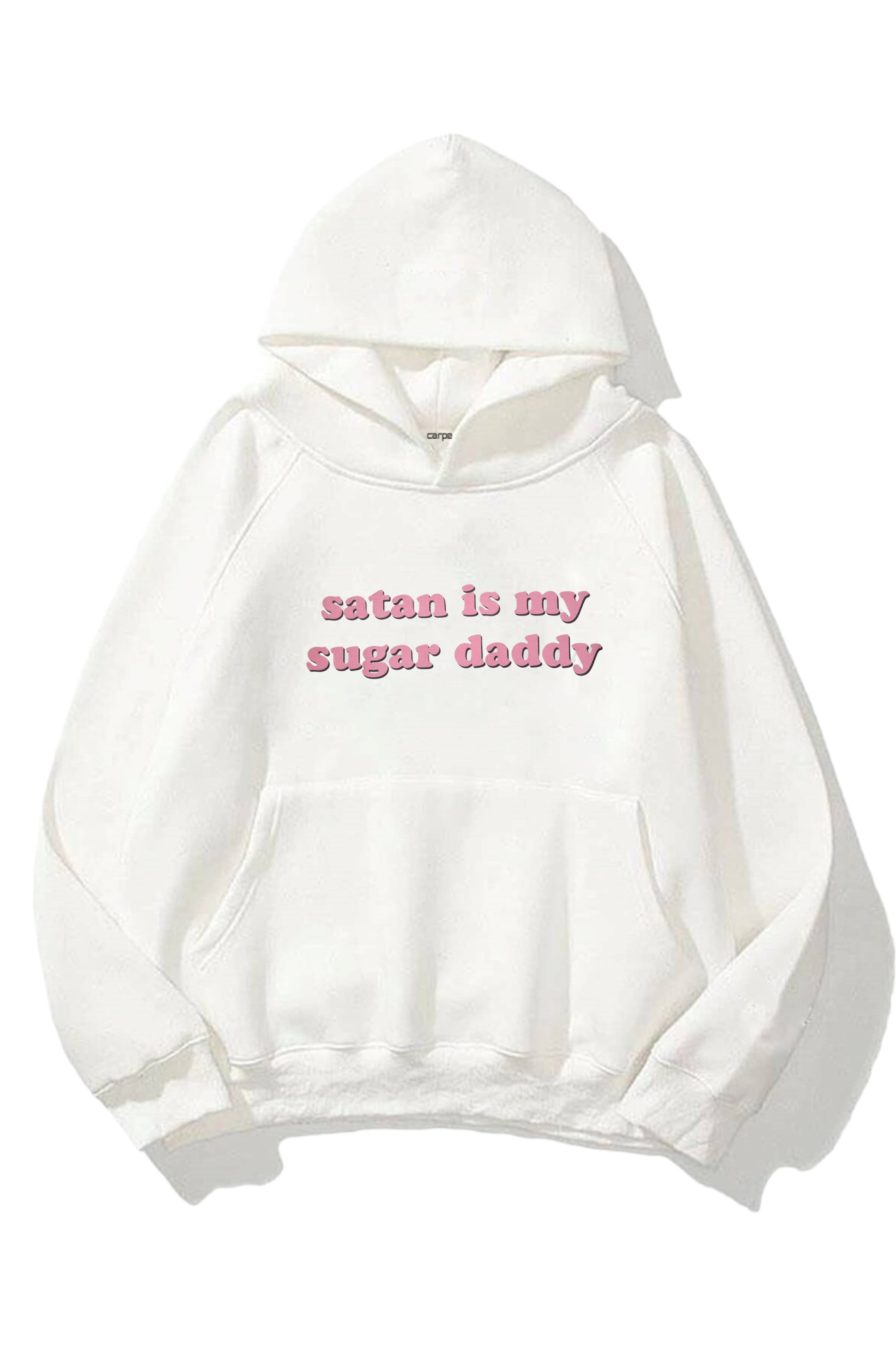 Sugar Daddy 3 iplik Beyaz Oversize Sweatshirt