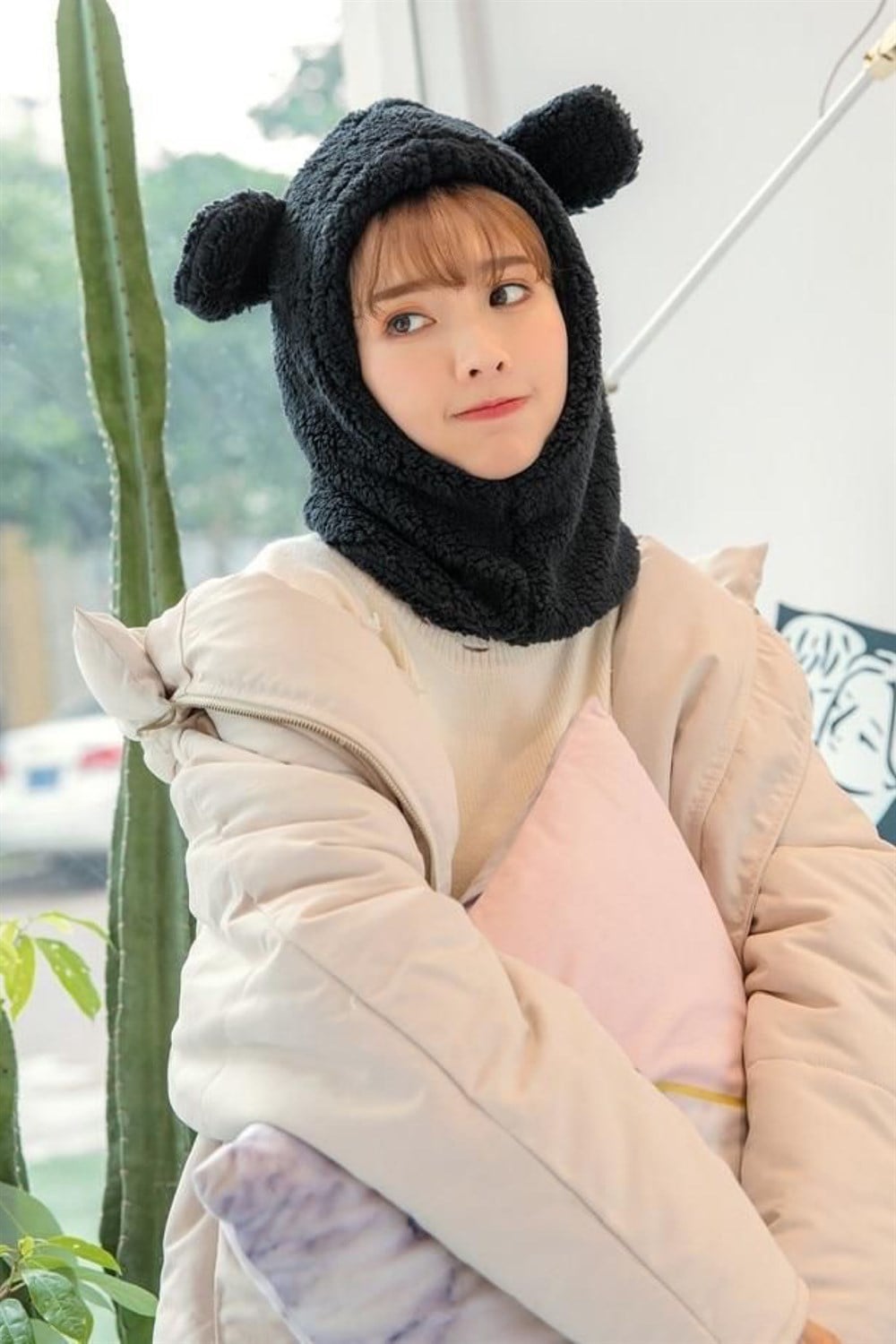 Teddy Bear Kulaklı Boyunluk Bere Renleri