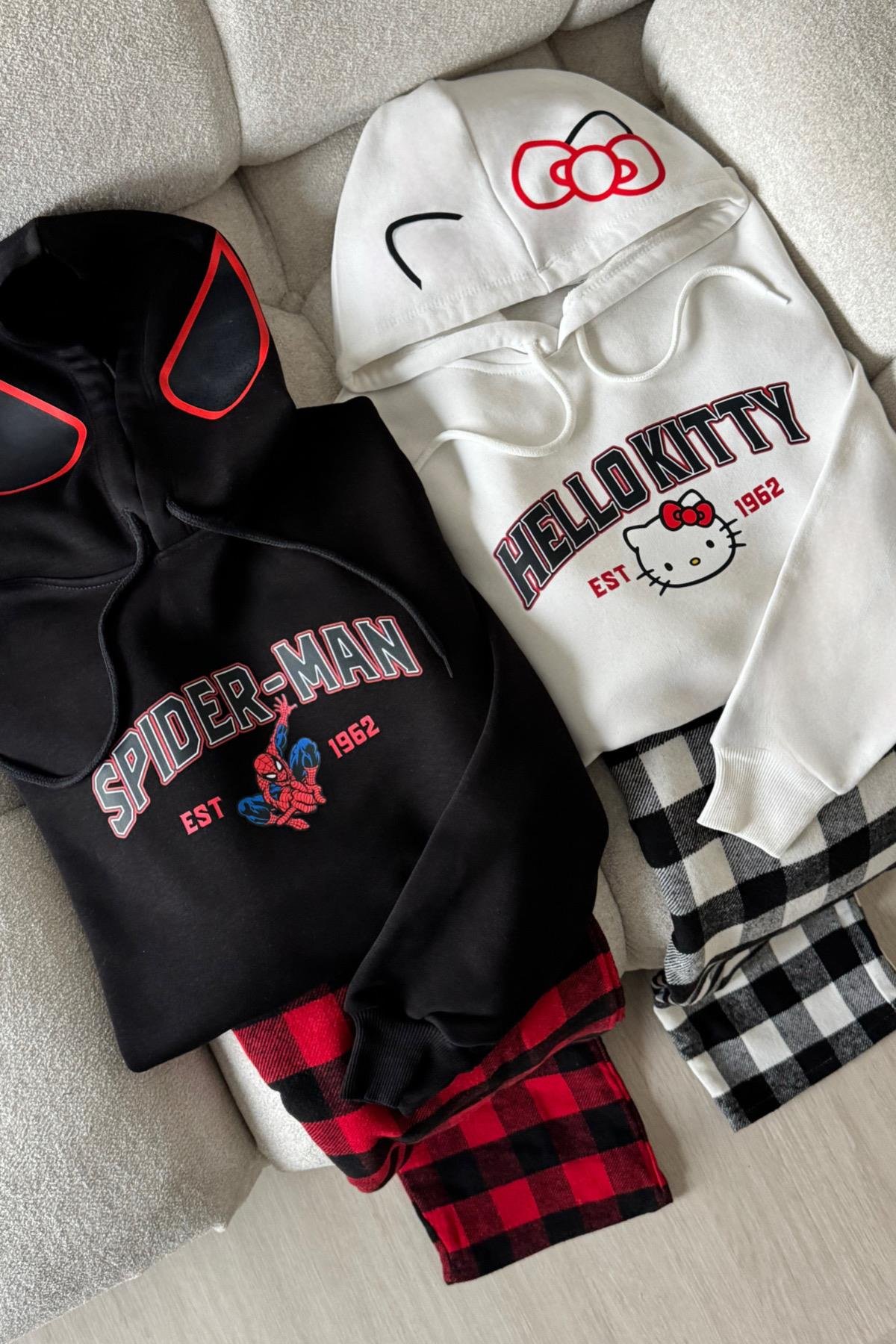 Tiny Spiders 3 İplik Oversize Sweatshirt