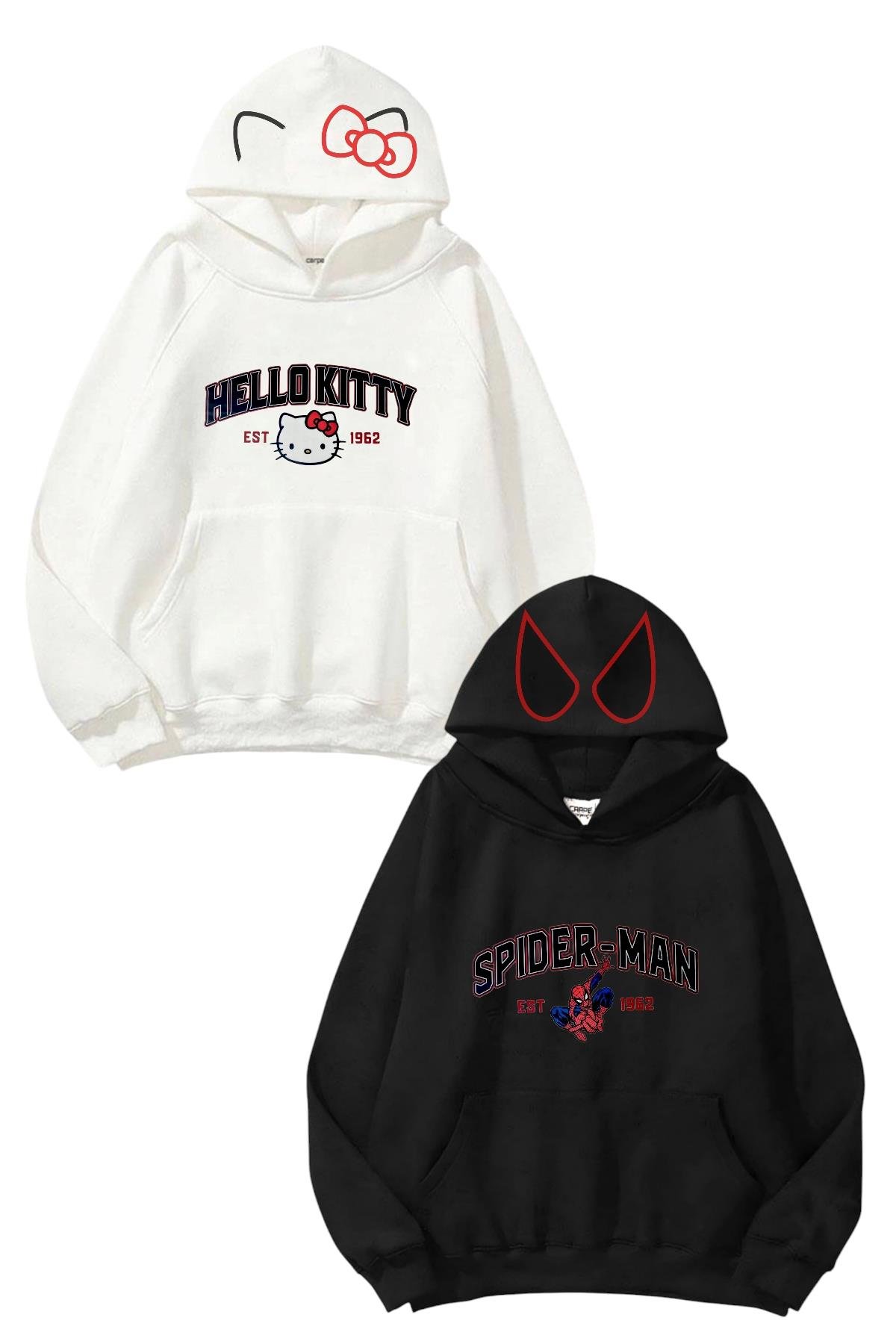 Tiny Spiders 3 İplik Oversize Sweatshirt