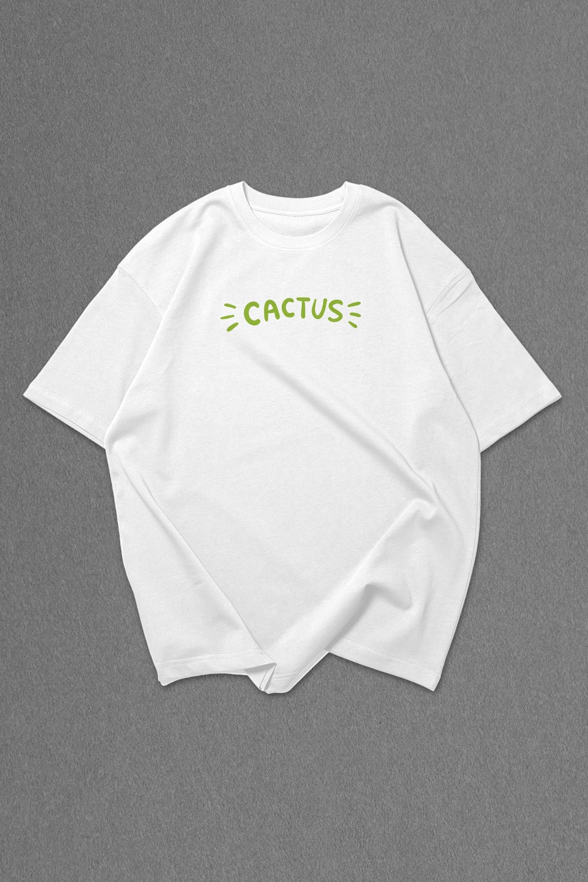White Cactus Oversize T-shirt