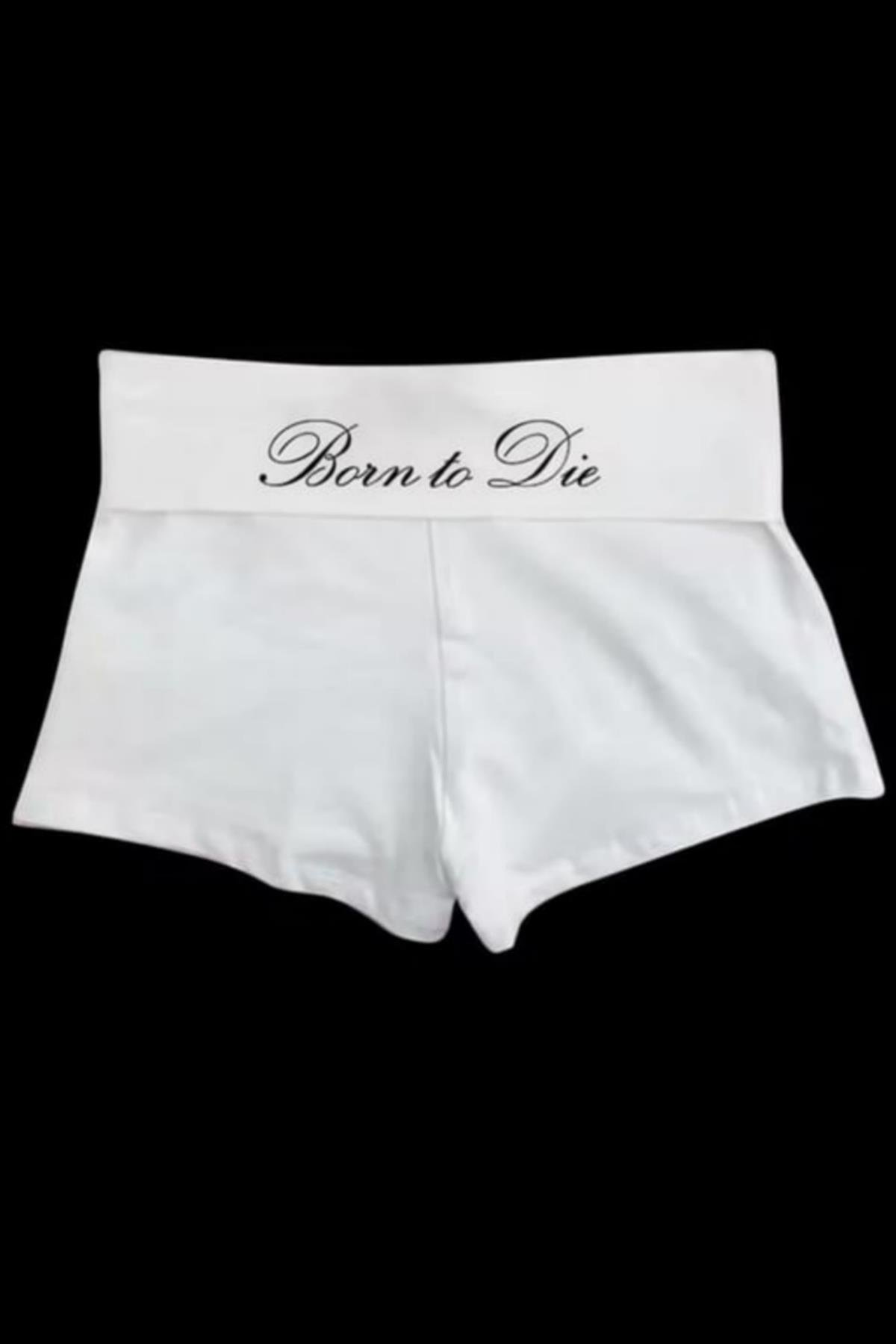 White Lana Del Rey Born To Die Şort