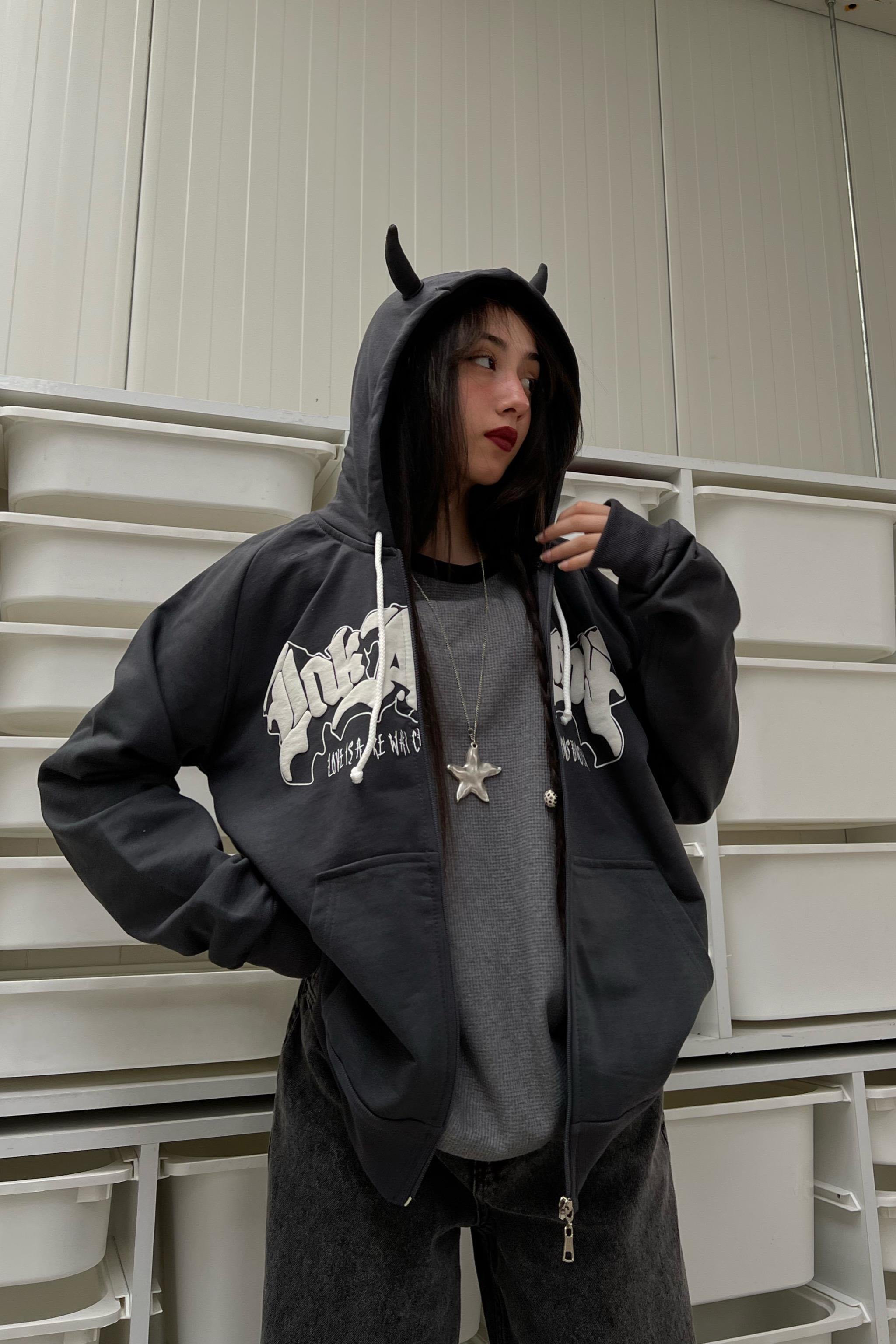 Witch Burns Kapüşonlu Hırka