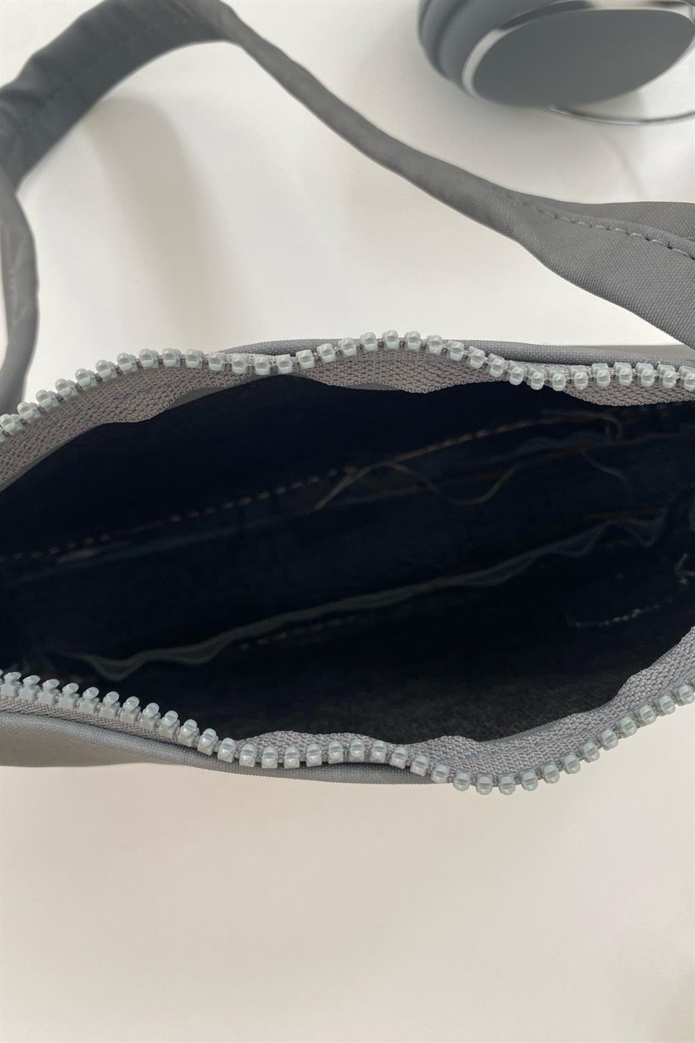 Yeşil Wavy Baget Çanta