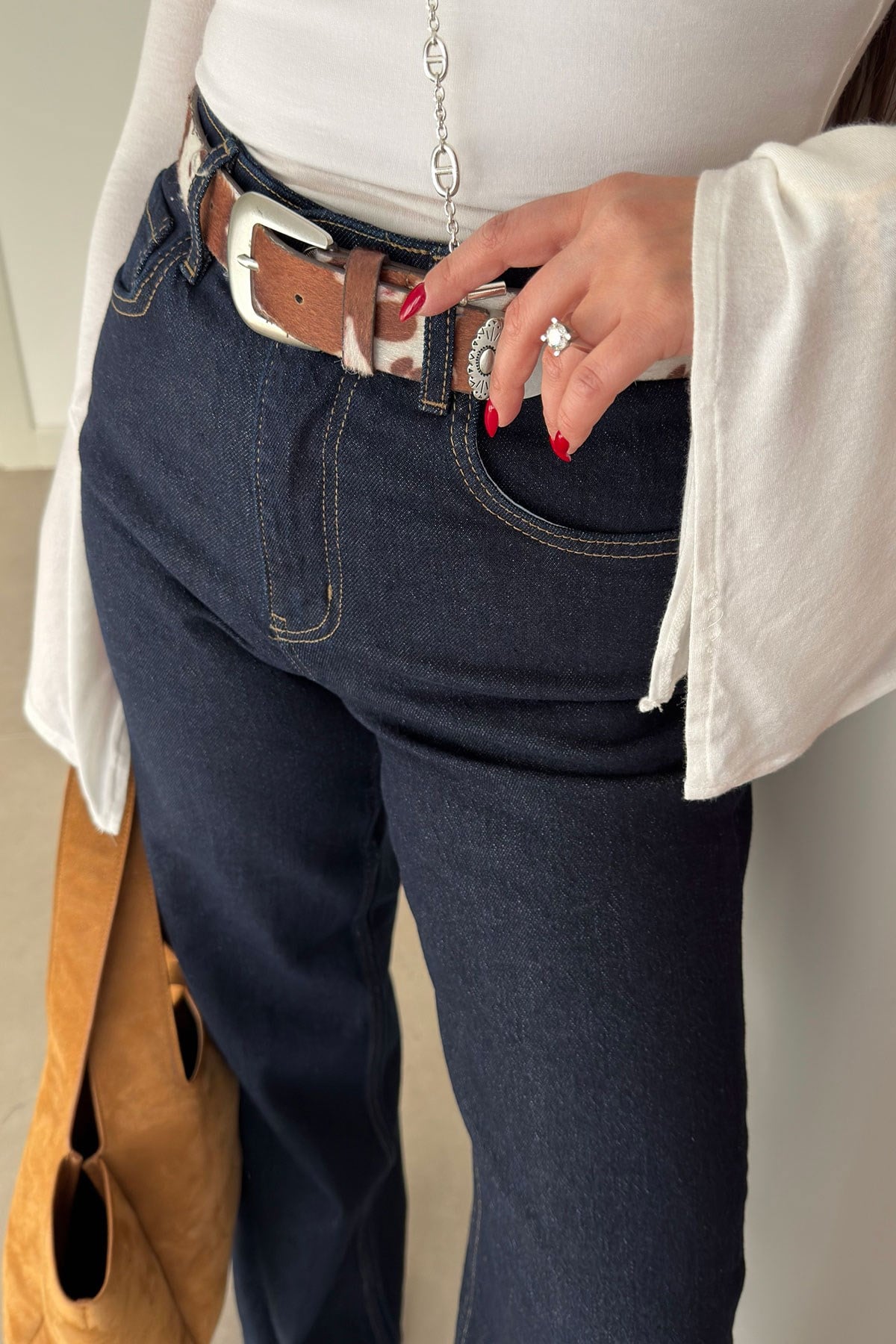 Basic İspanyol Kol Bluz- EKRU