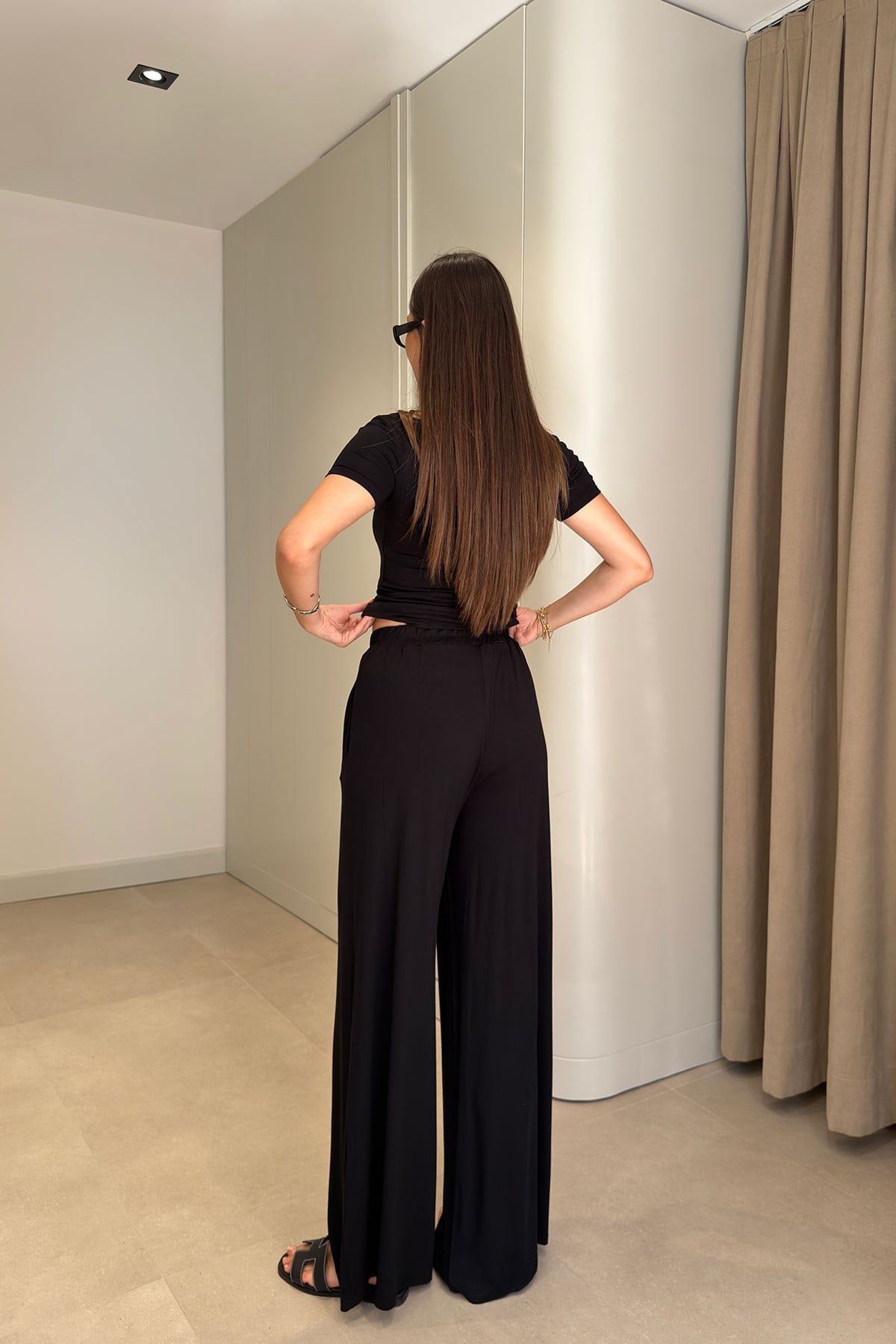 Bisiklet Yaka Premium Basic Takım- SİYAH