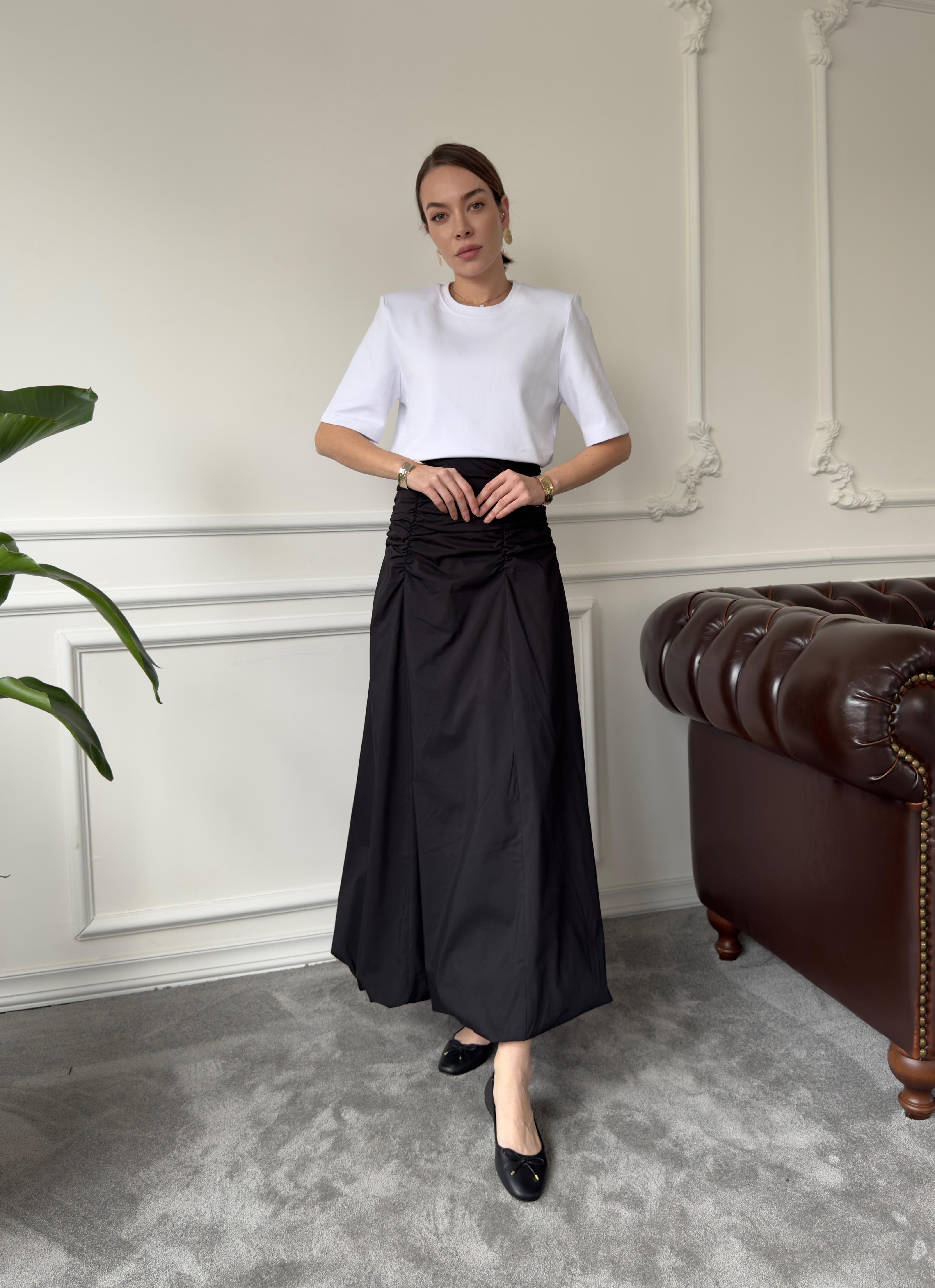 Gipeli Tasarım Etek- SİYAH