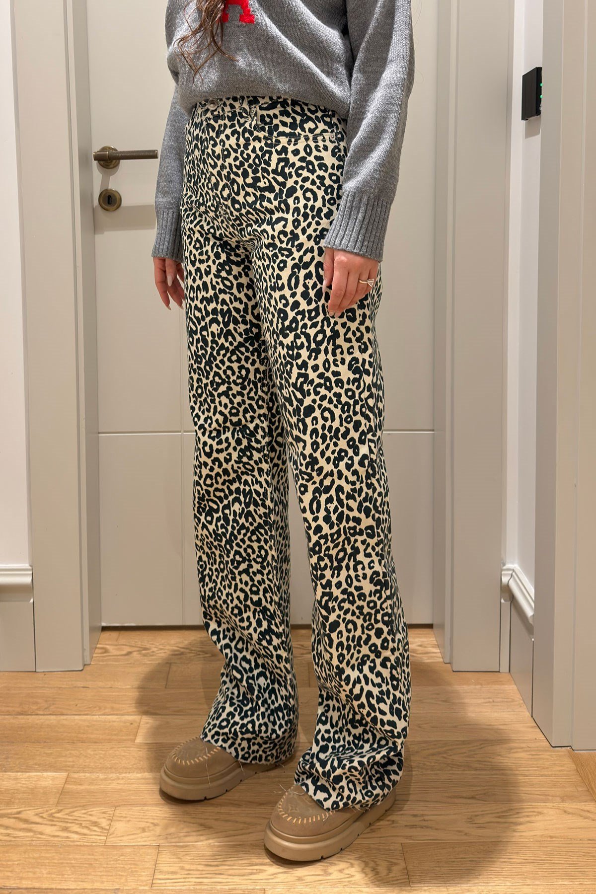 Kesik Paça Premium Pantolon- EKRU