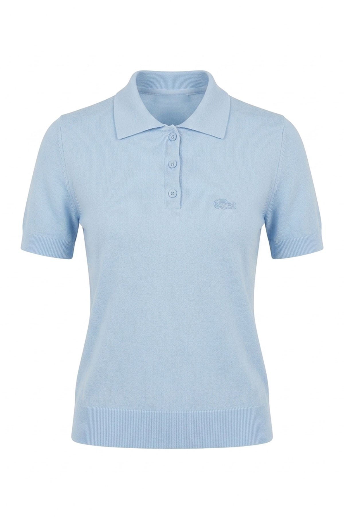 Polo Yaka Marka Bluz- MAVİ