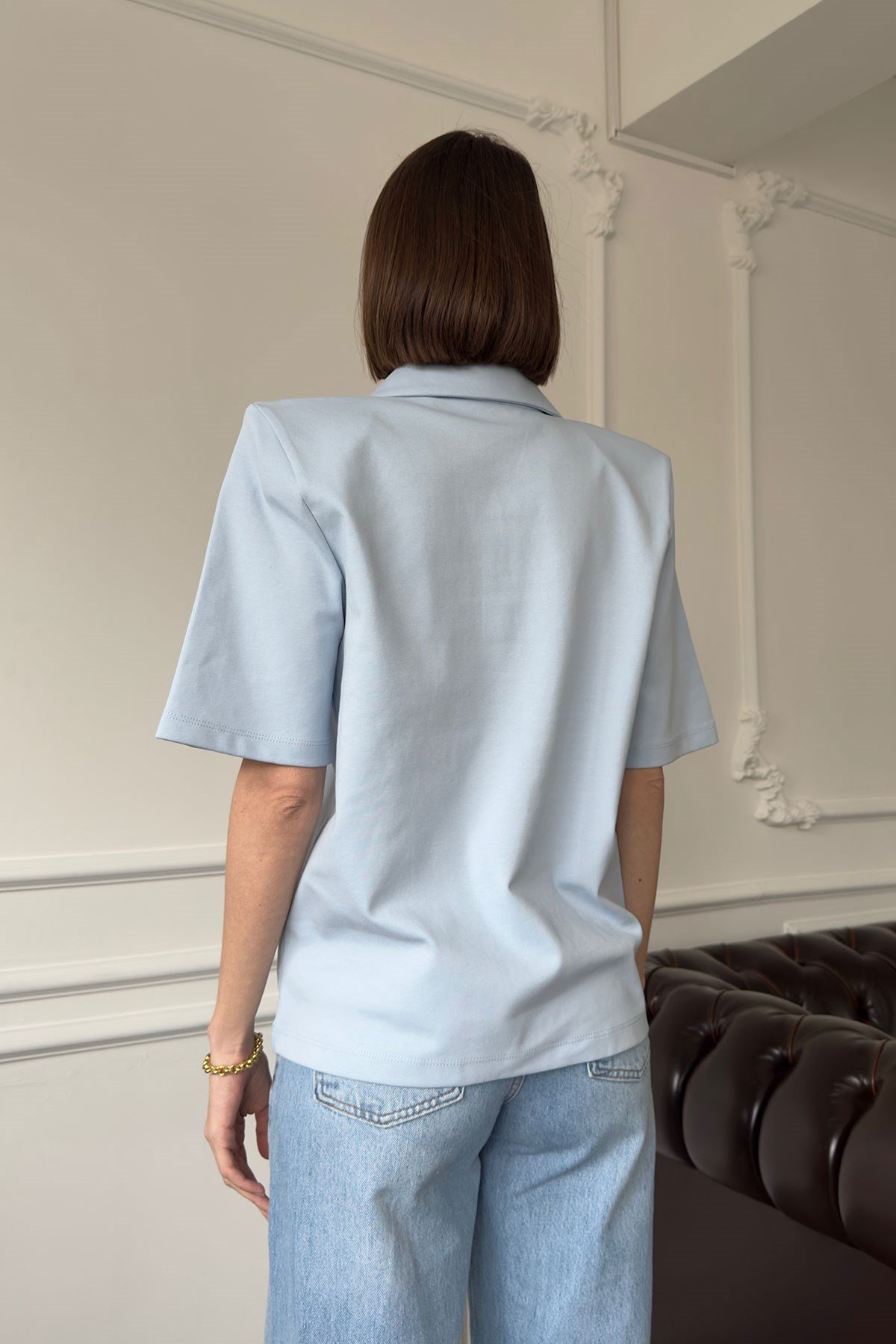 Polo Yaka Tshirt- BEBE MAVİSİ