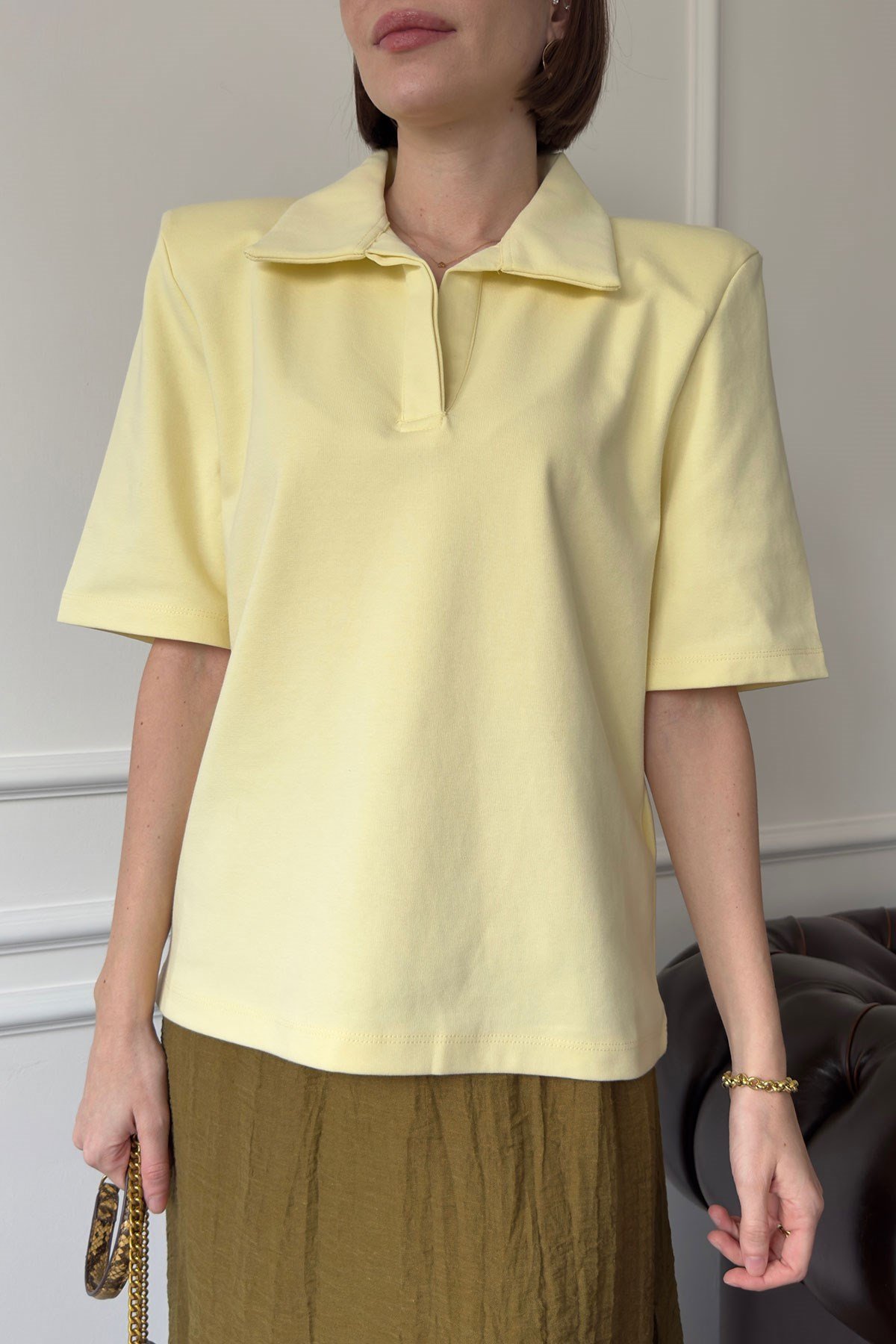 Polo Yaka Tshirt- SARI