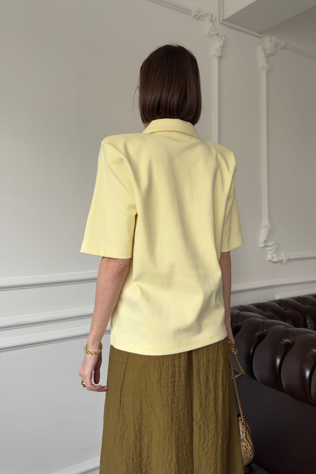 Polo Yaka Tshirt- SARI