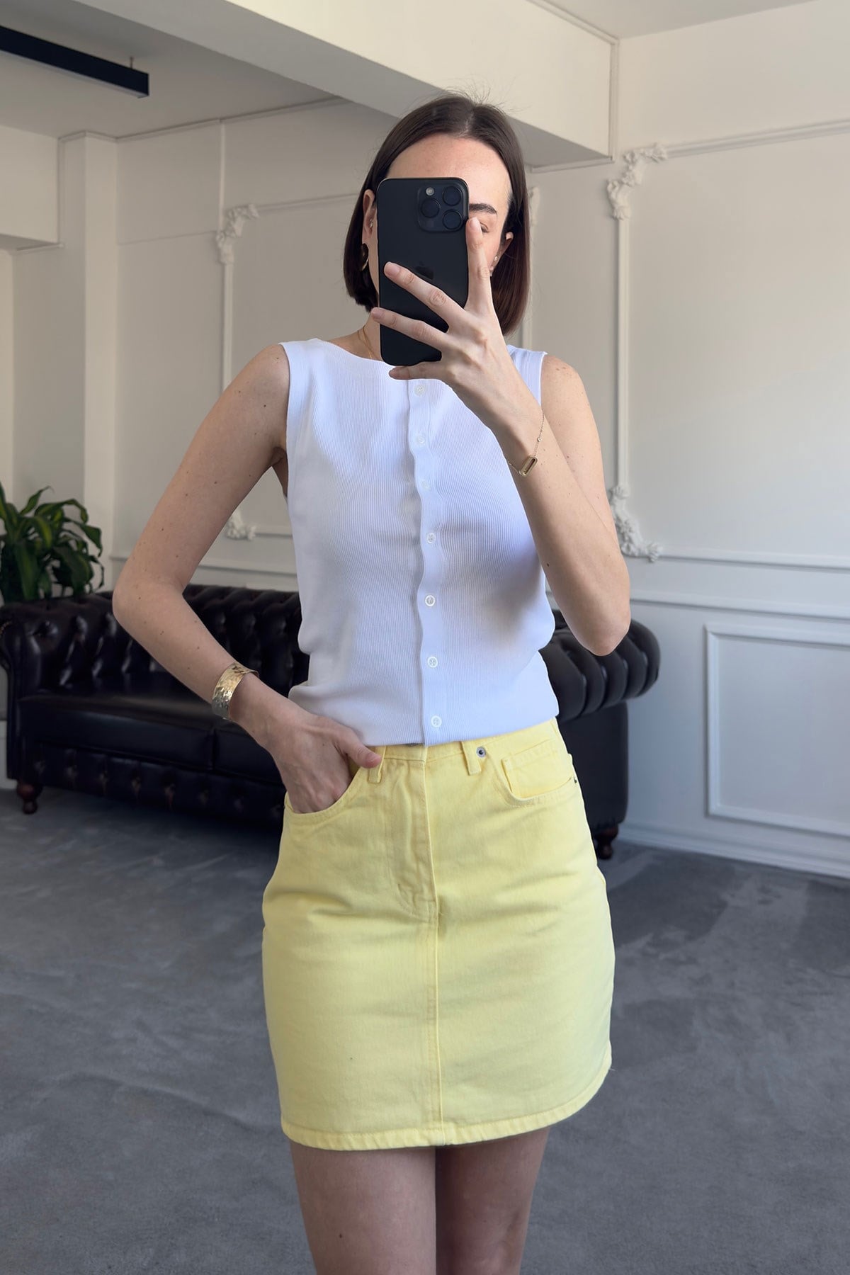 Premium Denim Etek- SARI