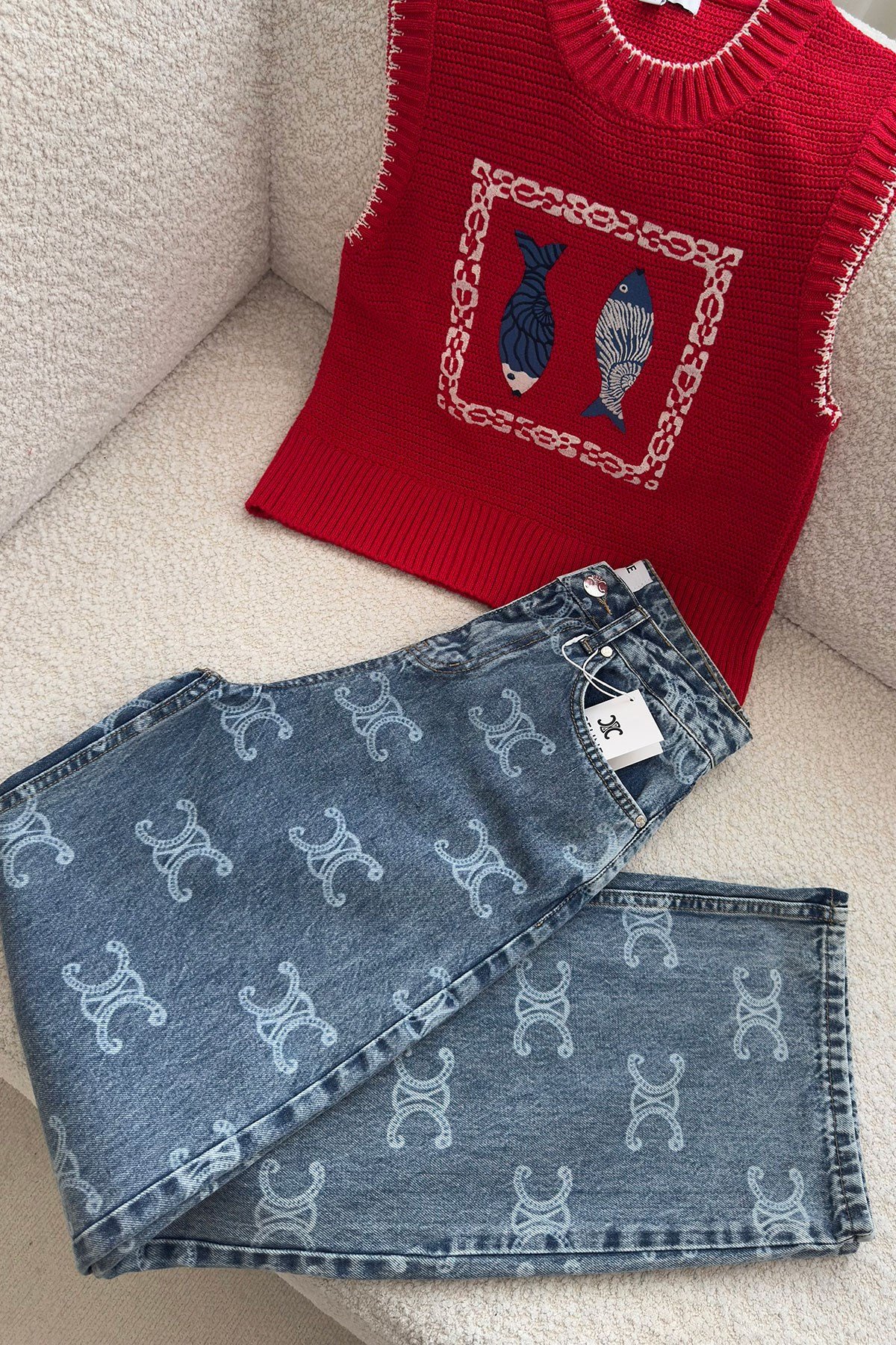 Premium Lazer Detay Jean- MAVİ