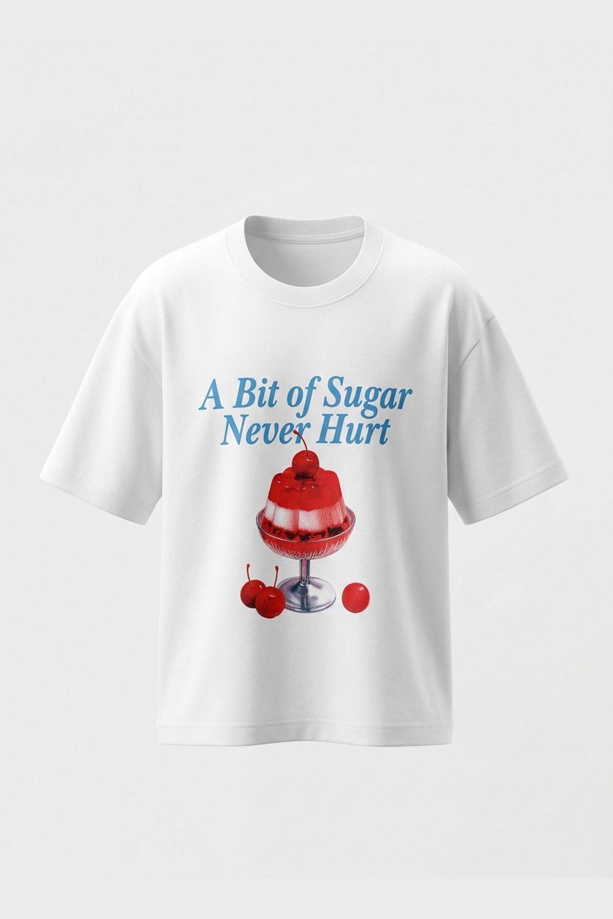 Premium Yeni Sezon Baskılı T-Shirt- EKRU
