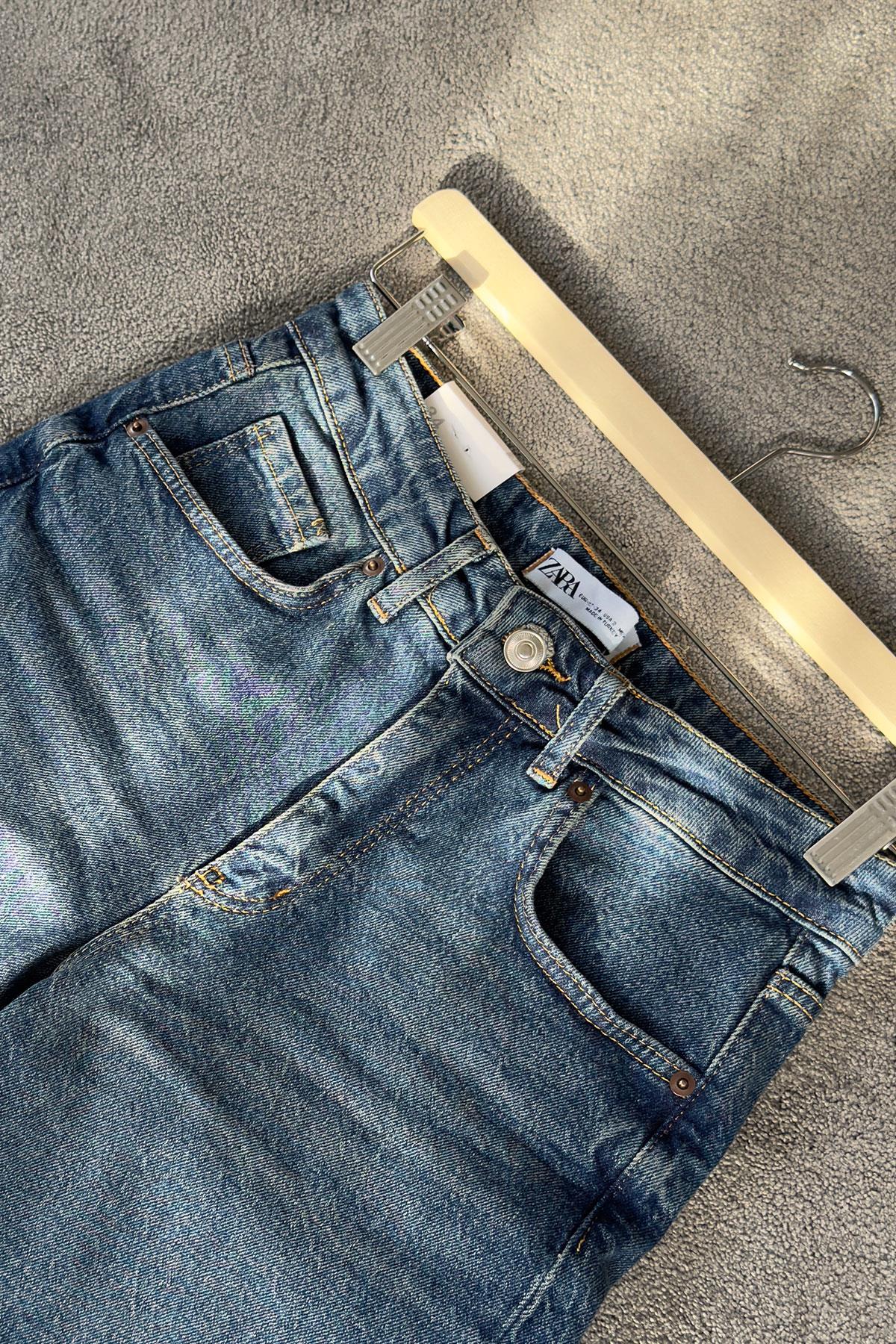 Regular Premium Denim Şort- MAVİ