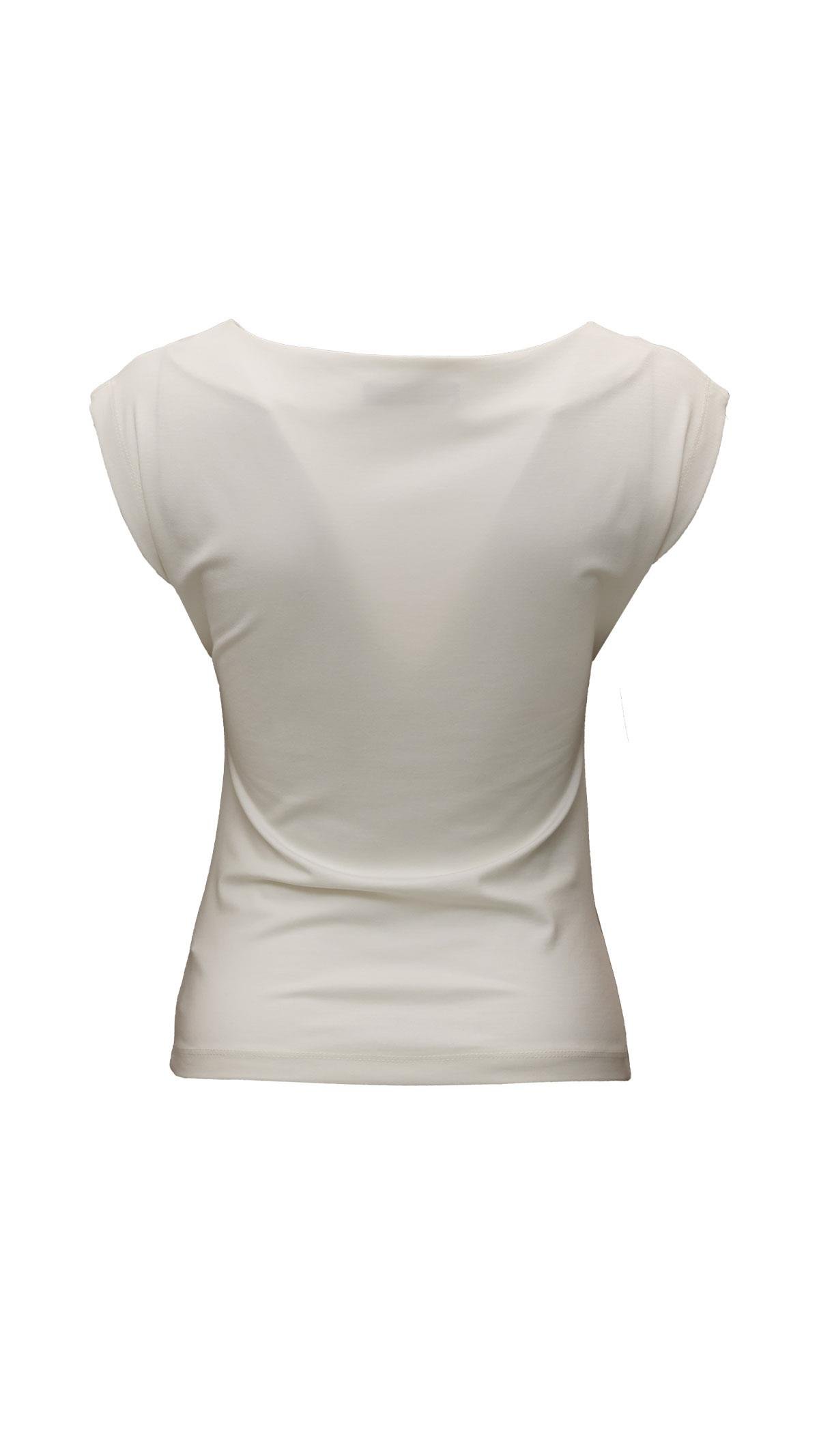 Bel Drape Ekru Modal Bluz