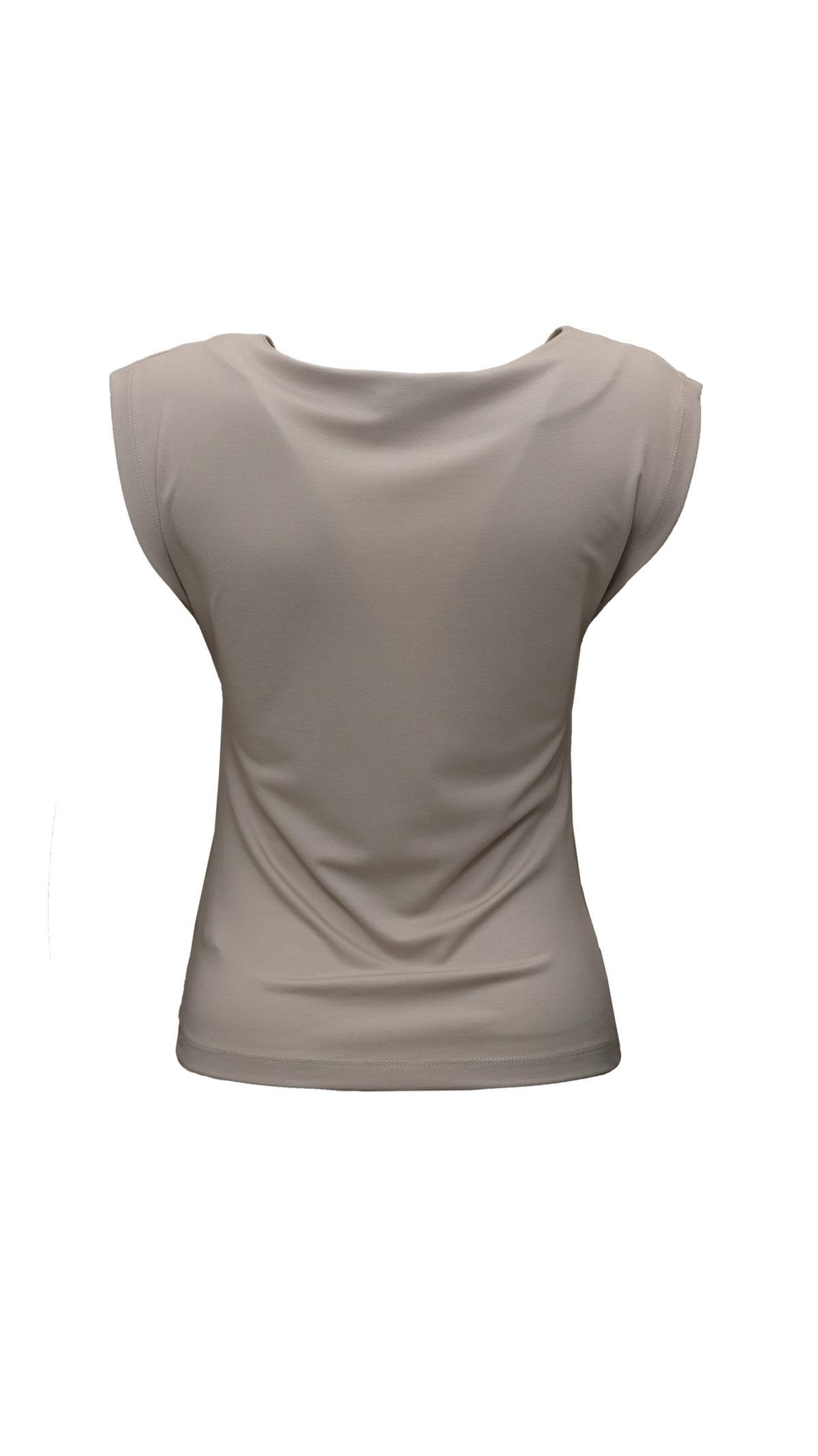 Bel Drape Taş Modal Bluz